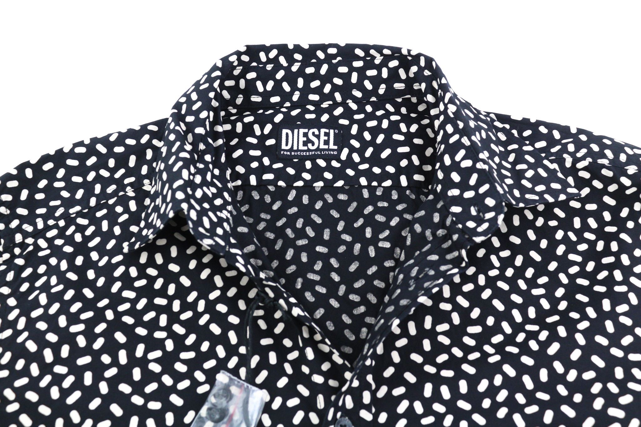 Diesel S-RILEY-PILLS L Patterned Spread Neck 40517 Size US L / EU 52-54 / 3 - 4 Thumbnail