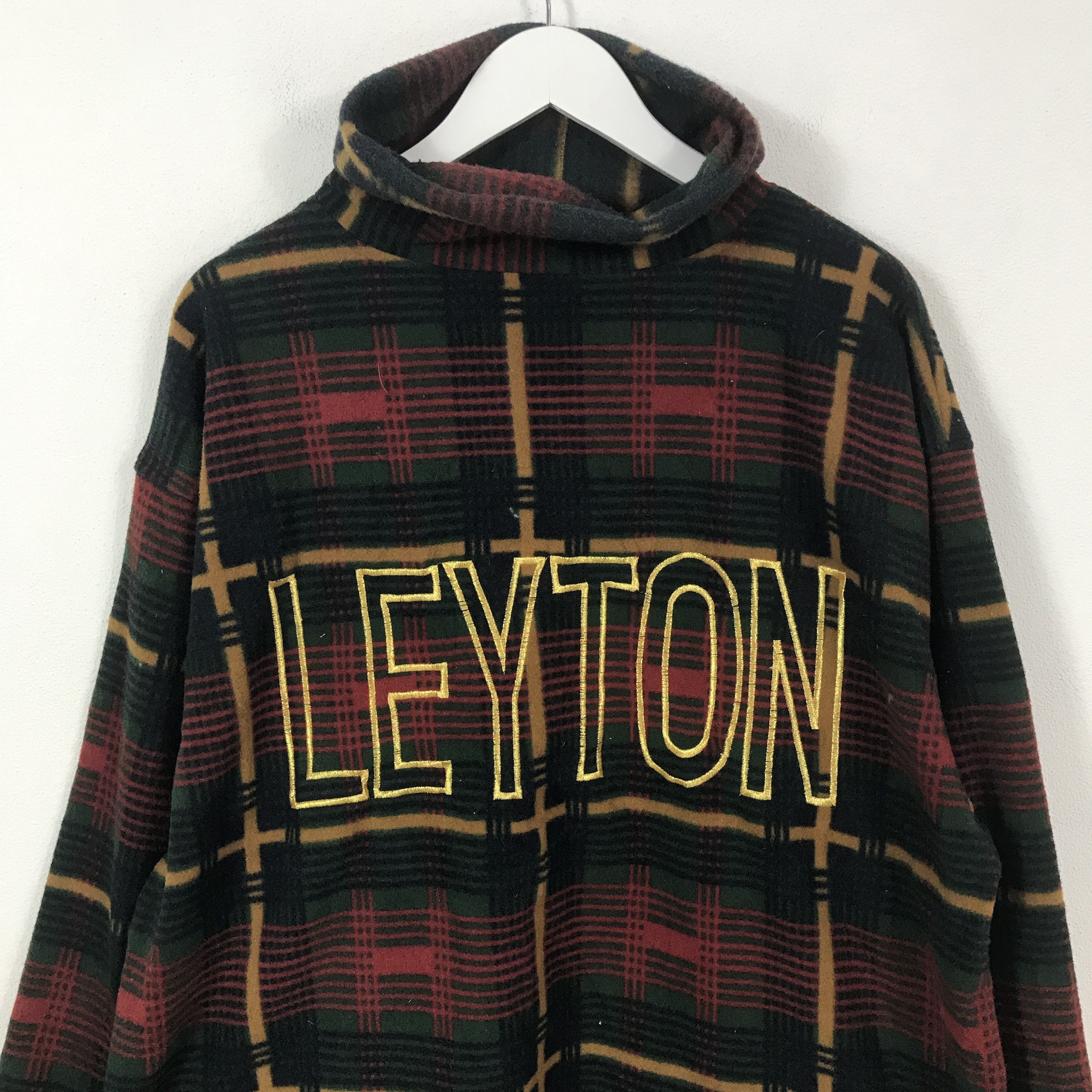Japanese Brand Leyton House Racing Team fleece sweatshirt K76B3 Size US L / EU 52-54 / 3 - 2 Thumbnail