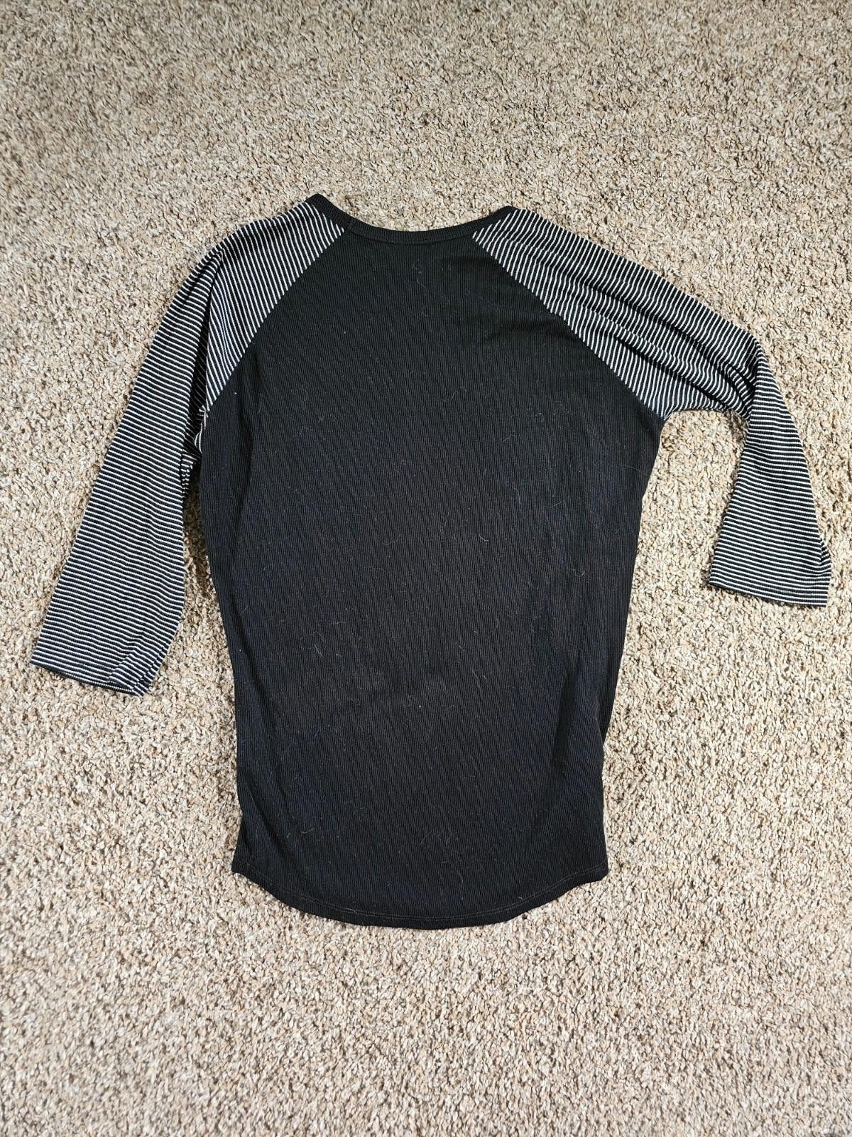 Other Lularoe Small Black Long Sleeve Shirt Size S / US 4 / IT 40 - 7 Thumbnail