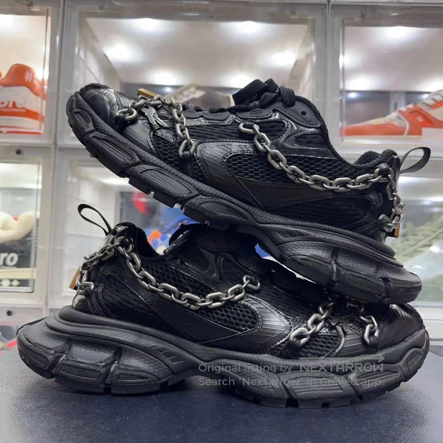 Balenciaga Black Chain. Size US 10 / EU 43 - 5 Thumbnail