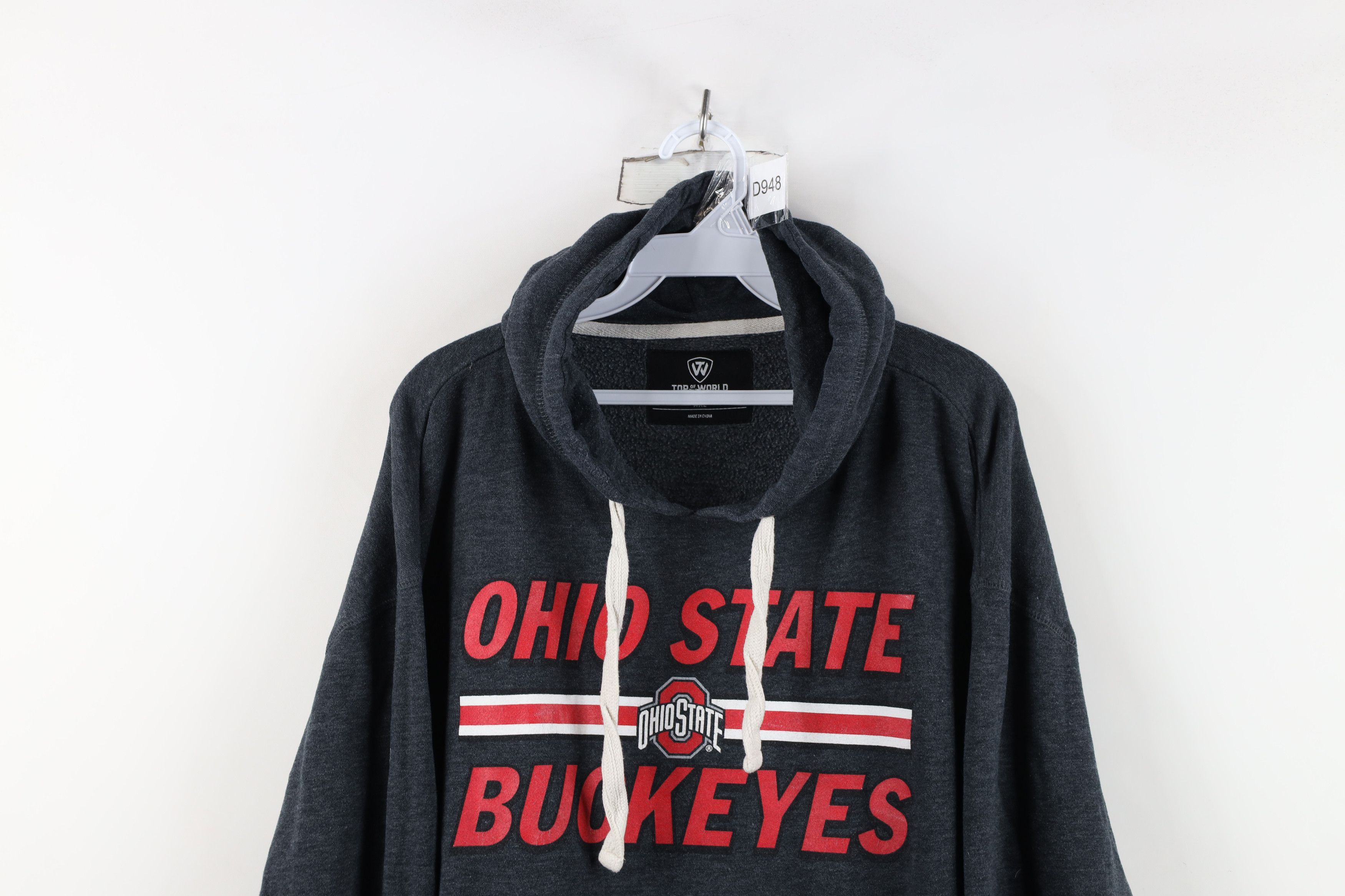 Vintage Vintage Spell Ohio State University Hoodie Sweatshirt Gray Size US XXL / EU 58 / 5 - 2 Thumbnail