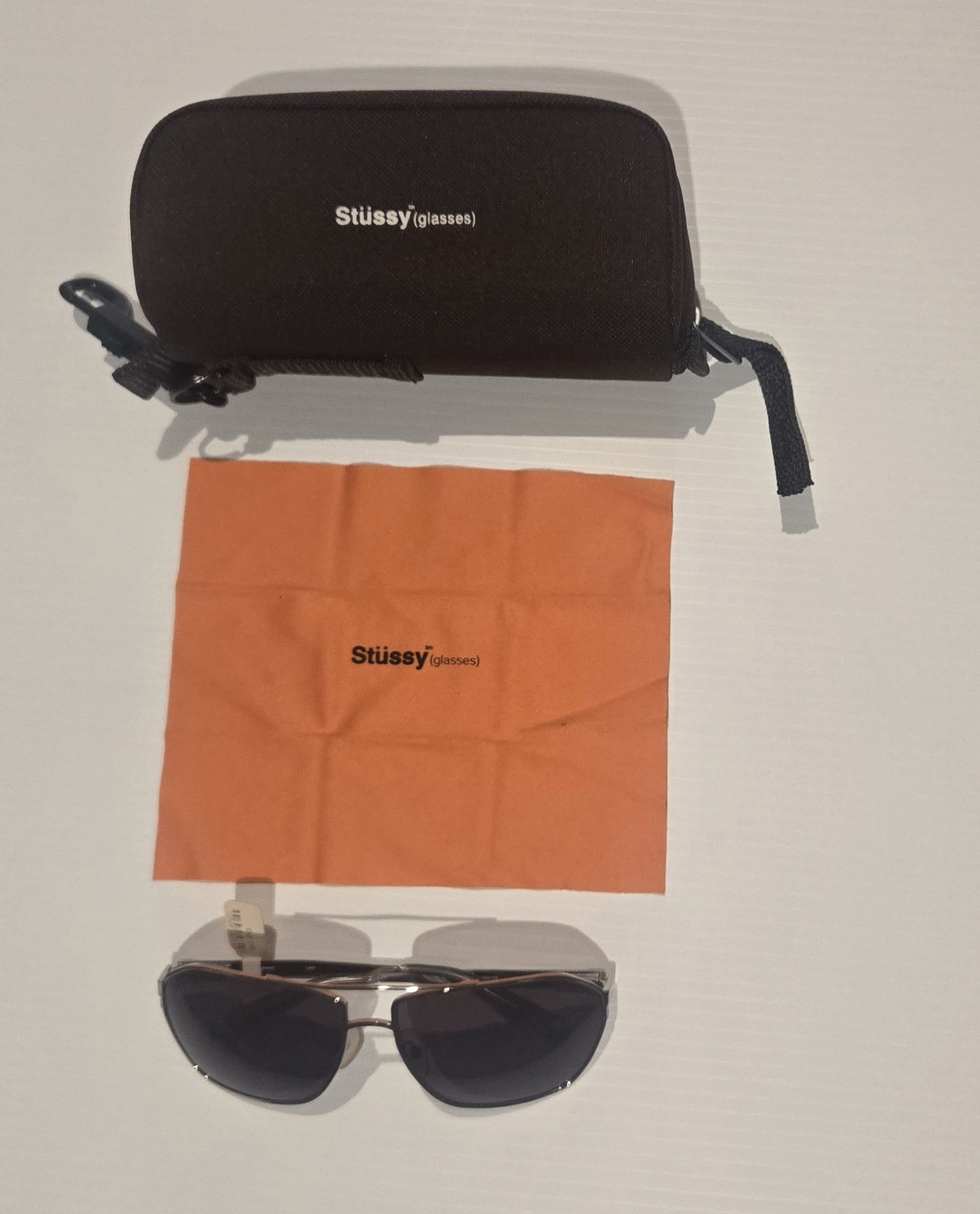 Stussy Stussy eyegear maguire sunglasses vintage 90 metal rare