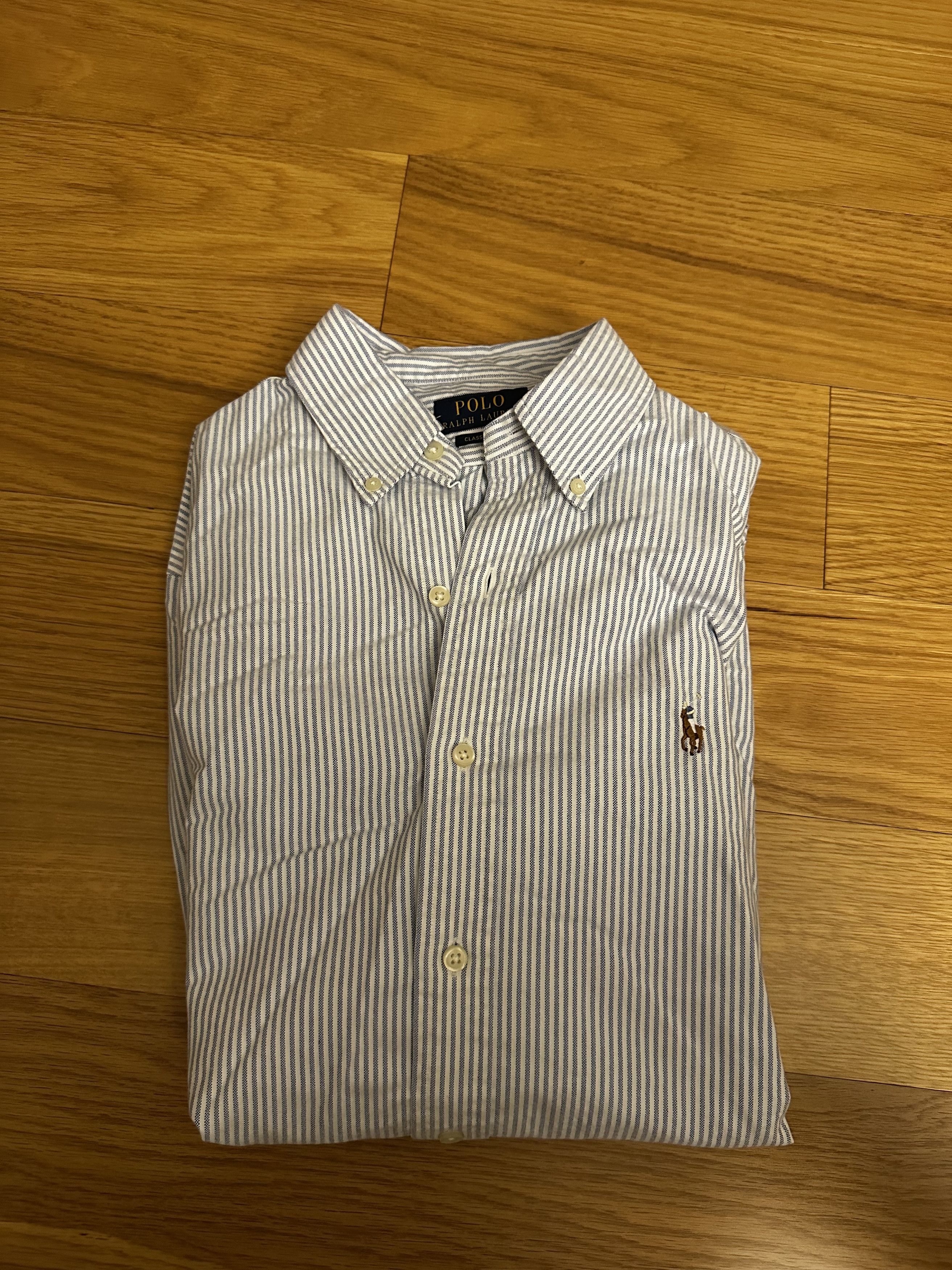 Polo Ralph Lauren Striped Oxford Shirt Size US M / EU 48-50 / 2 - 4 Thumbnail