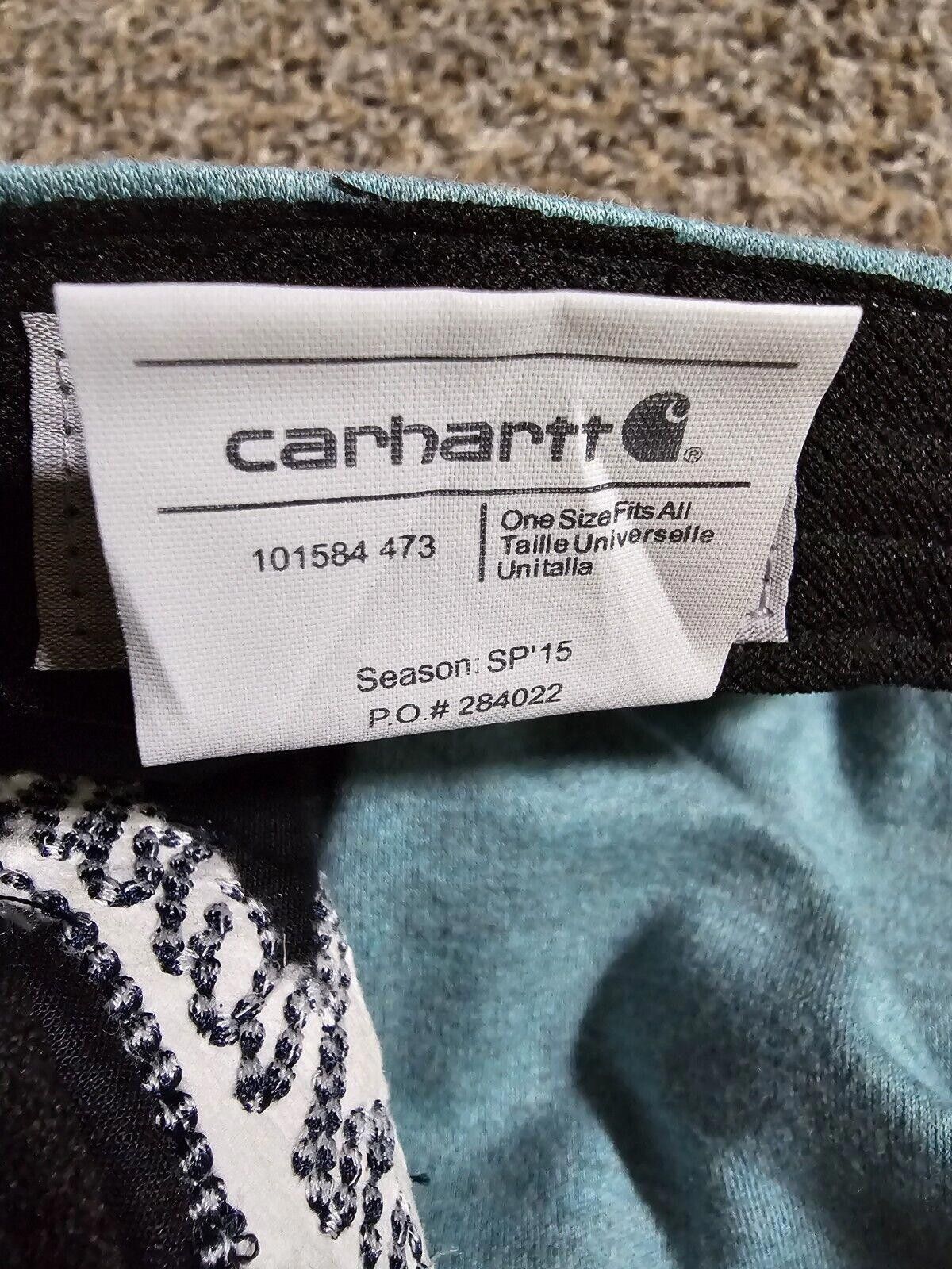 Carhartt Carhartt Painter Hat Teal Cap 100% Cotton Embroidered Size ONE SIZE - 7 Thumbnail