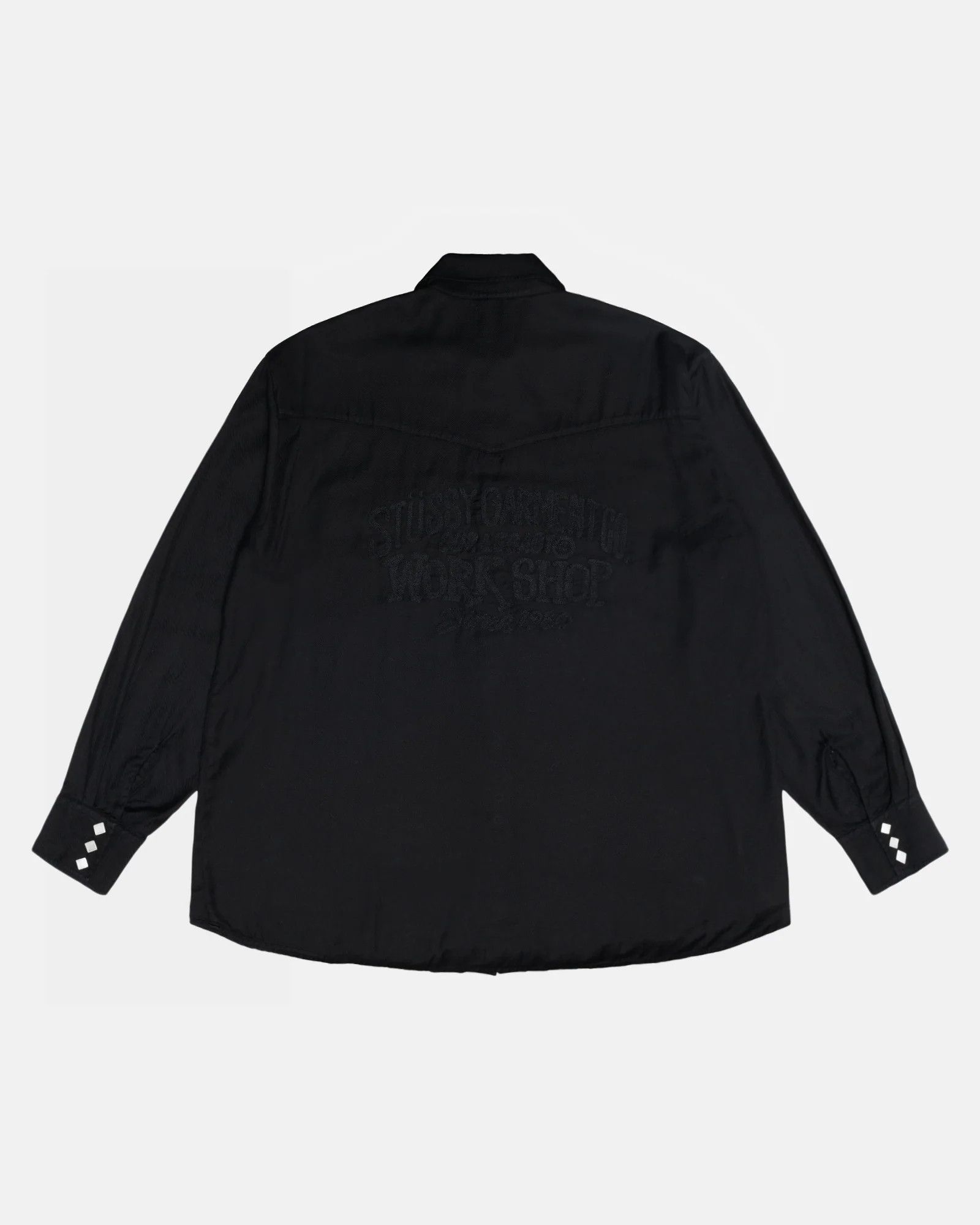 Our Legacy × Stussy 💚 Stussy x Our Legacy Workshop Ranch Shirt Black Medium NEW Size US M / EU 48-50 / 2 - 2 Thumbnail
