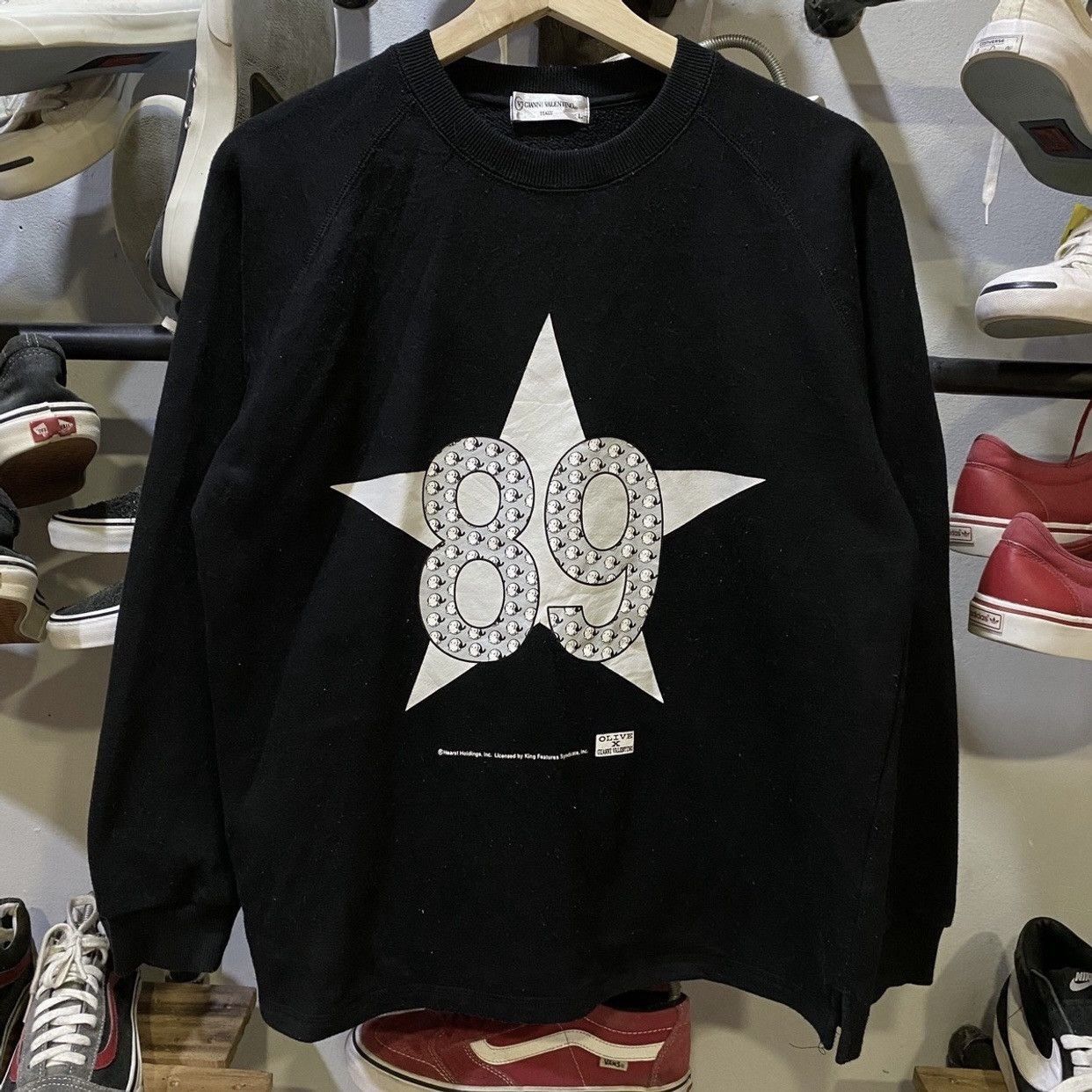Valentino × Vintage Vintage Gianni Valentino Popeye The Sailorman 89 Sweatshirts Size US M / EU 48-50 / 2 - 1 Thumbnail