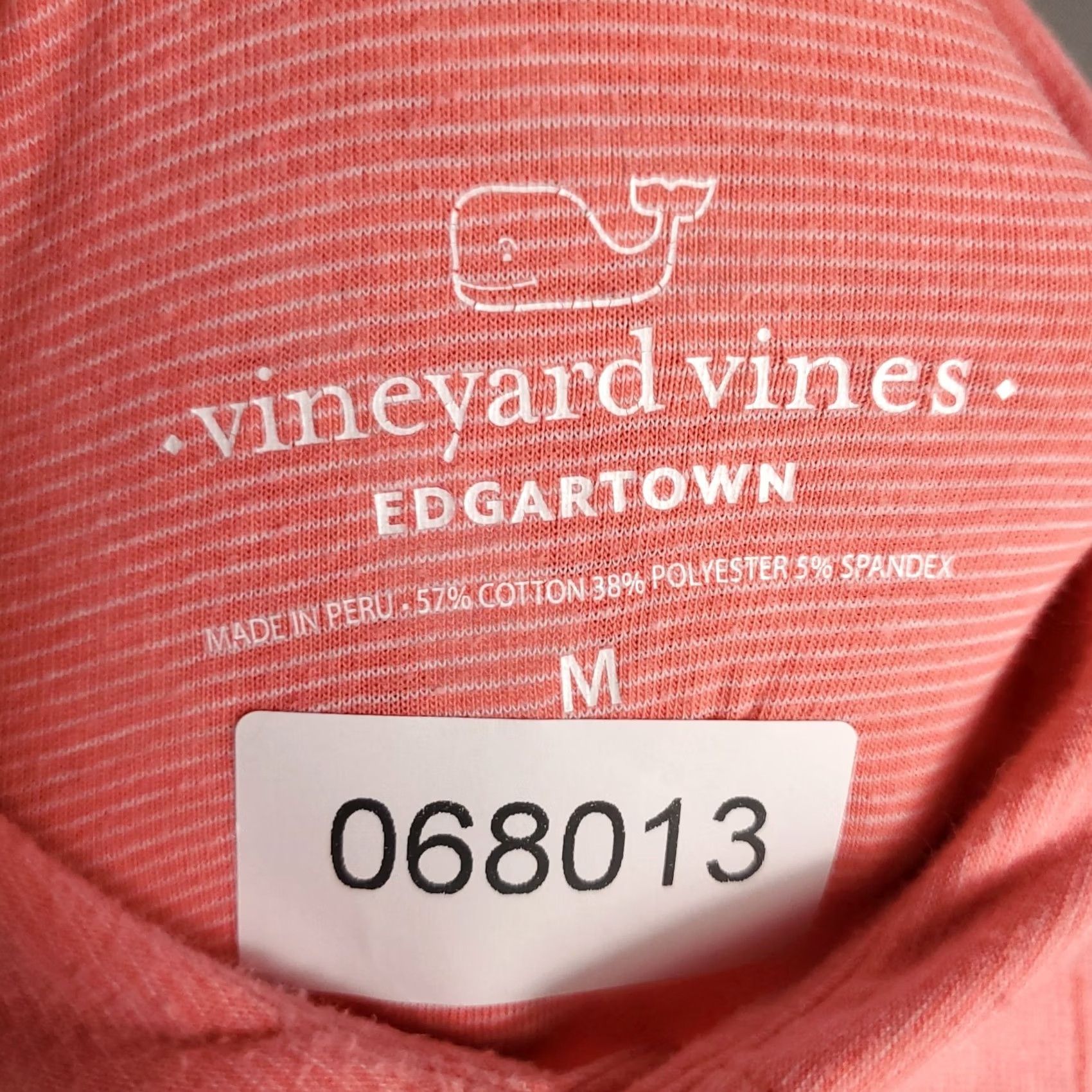 Vineyard Vines Vineyard Vines Polo Shirt Mens M Coral Edgartown Whale Short Sleeve Polo Shirt Mens M Coral Pink Casual Classic Preppy Golf Baseball Size US M / EU 48-50 / 2 - 7 Thumbnail