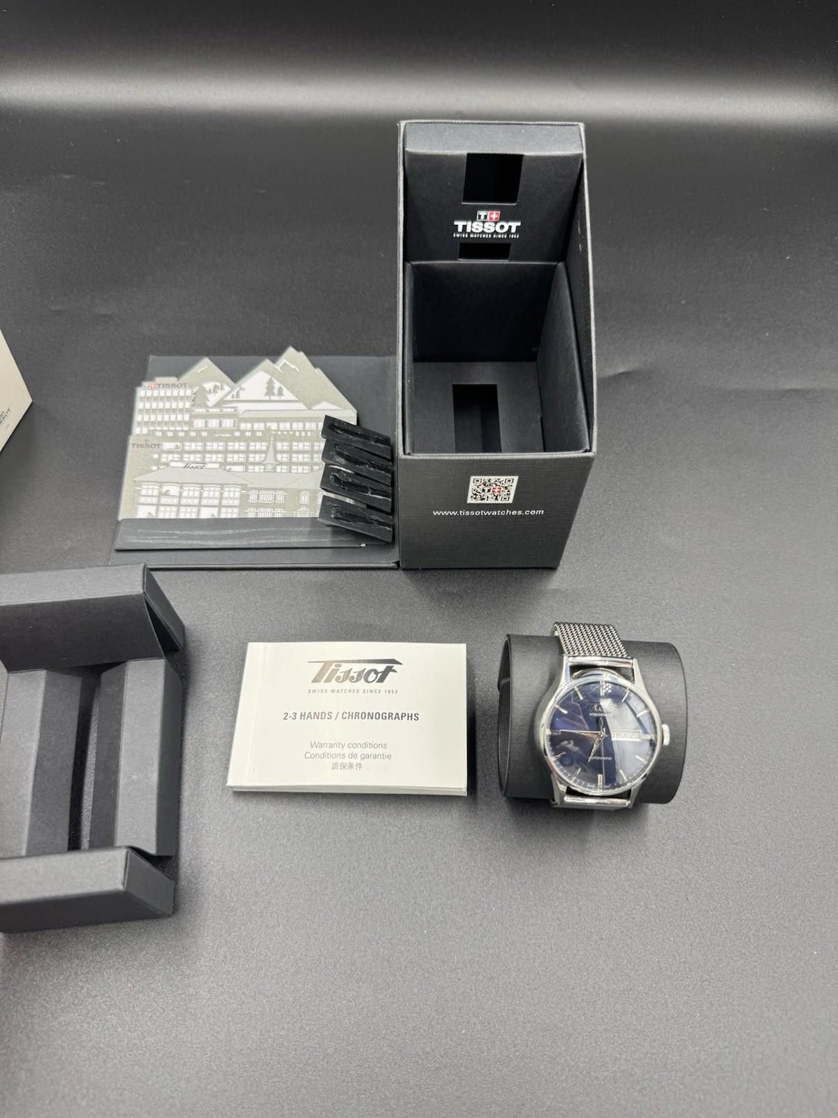 Tissot TISSOT HERITAGE VISODATE AUTOMATIC Blue Dial Swiss Made BOX Size ONE SIZE - 2 Thumbnail
