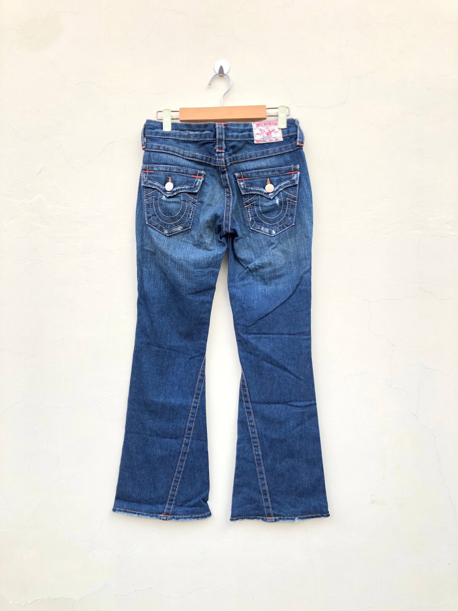 If Six Was Nine 2000s Distressed Bootcut Flared Vkei Y2k Japanese Archive Size US 28 / EU 44 - 1 Thumbnail