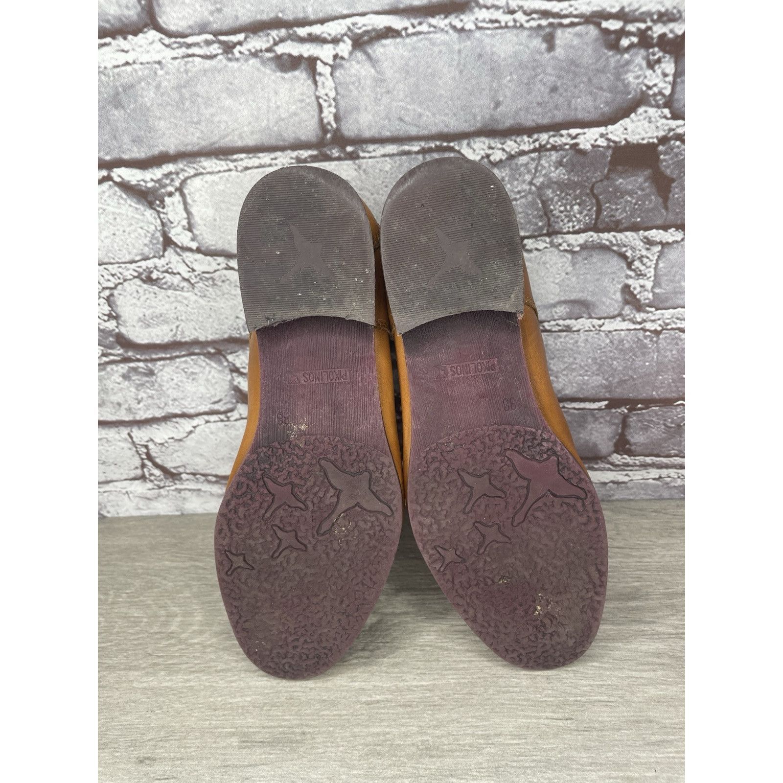 Other Pikolinos Brown Leather Lace Up Plain Oxfords Shoes Women Sz Size US 7.5 / IT 37.5 - 14 Thumbnail