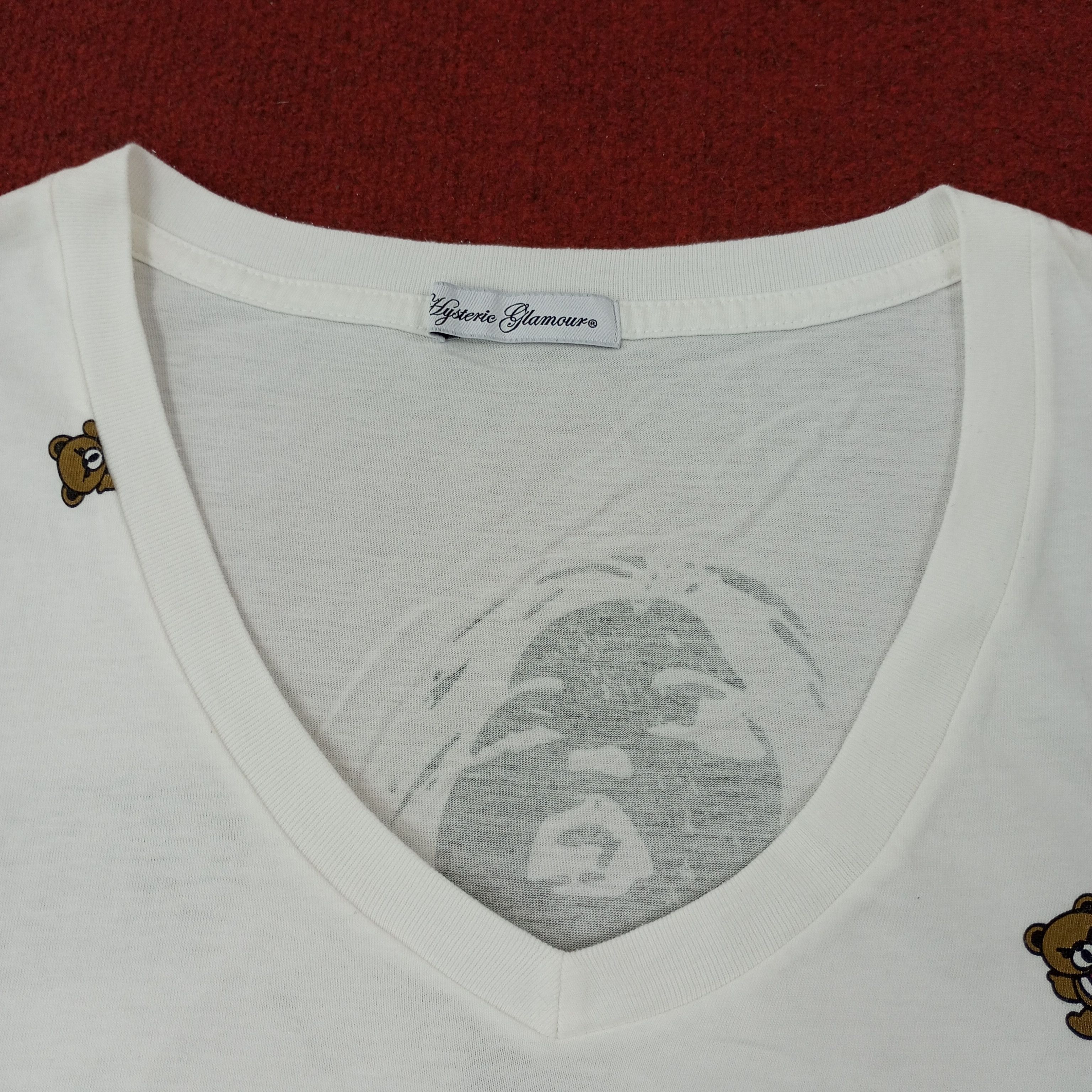 Hysteric Glamour × Japanese Brand × Vintage Hysteric Glamour Japanese Brand Custom Tshirt C219N49 Size S / US 4 / IT 40 - 5 Thumbnail