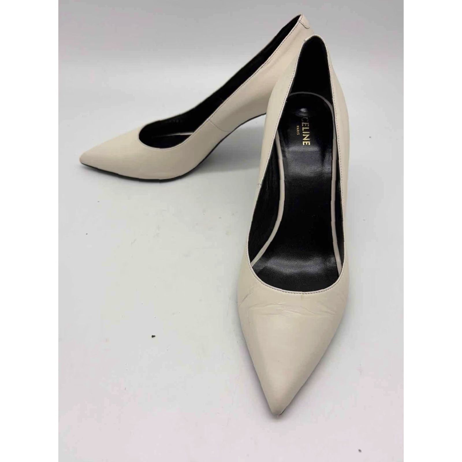 Celine Pre-Owned Celine White Size 36 Pump Heels Size US 6 / IT 36 - 2 Thumbnail