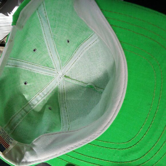NCAA × Vintage Vintage 90s Oregon Ducks Neon Patch Snap Back Hat Size ONE SIZE - 5 Thumbnail