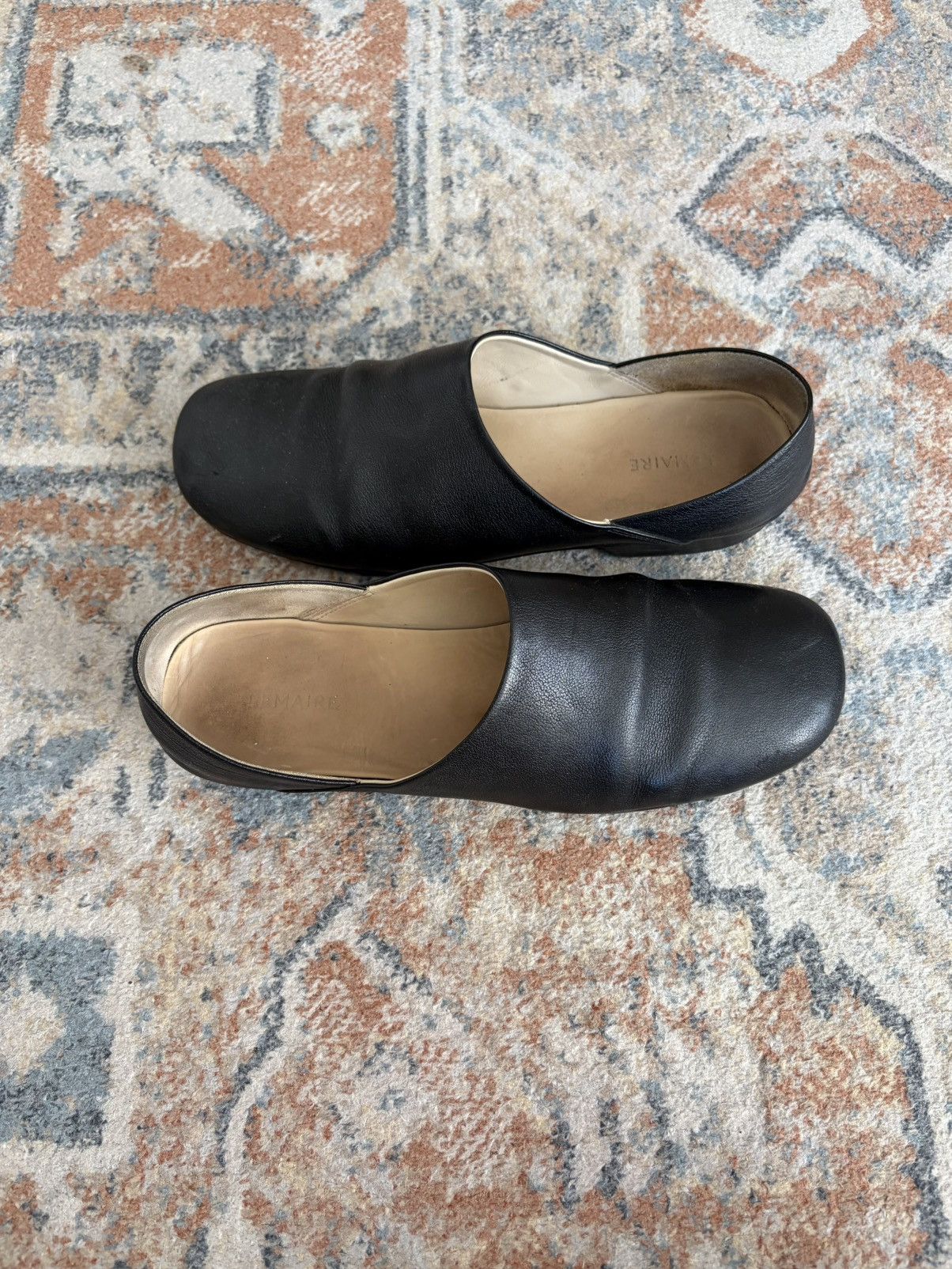 Lemaire LEMAIRE folding heel leather slippers Size US 6 / EU 39 - 2 Thumbnail