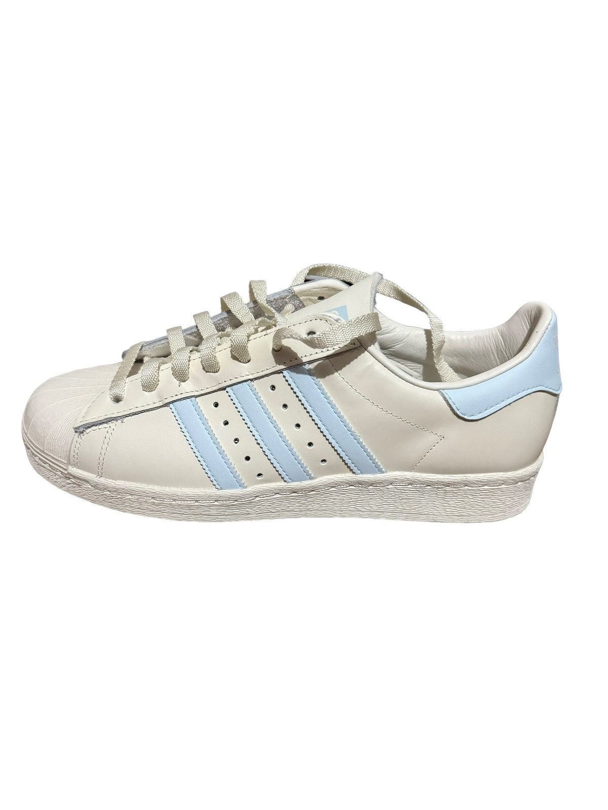 image of Adidas Superstar Shoes in Silver, Men's (Size 9.5)