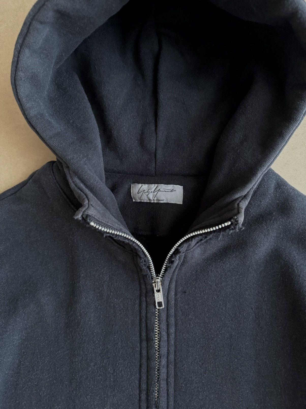 Yohji Yamamoto FW09 Pour Homme Darted Zip Hoodie Size US M / EU 48-50 / 2 - 3 Thumbnail