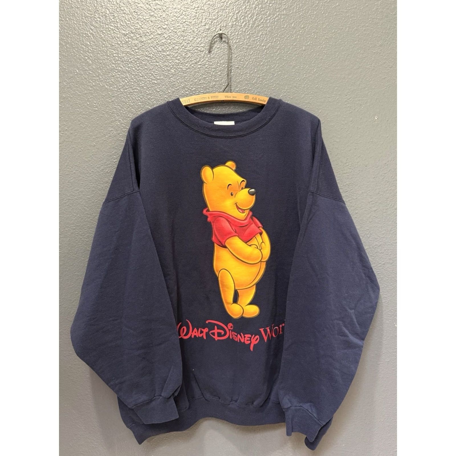 Disney VINTAGE Disney Winnie The Pooh Sweatshirt Blue 2XL Men 90s Pullover Size 2XL Size US XXL / EU 58 / 5 - 3 Thumbnail