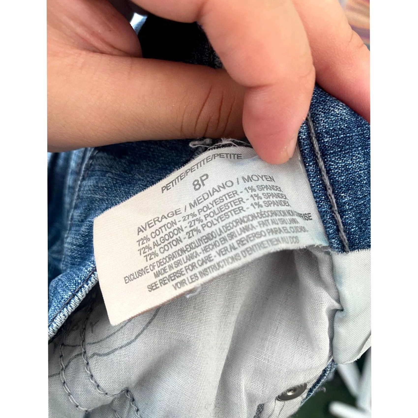 Gloria Vanderbilt Gloria Vanderbilt Jeans Straight Blue 8P Petite Womens Size 30" / US 8 / IT 44 - 4 Thumbnail