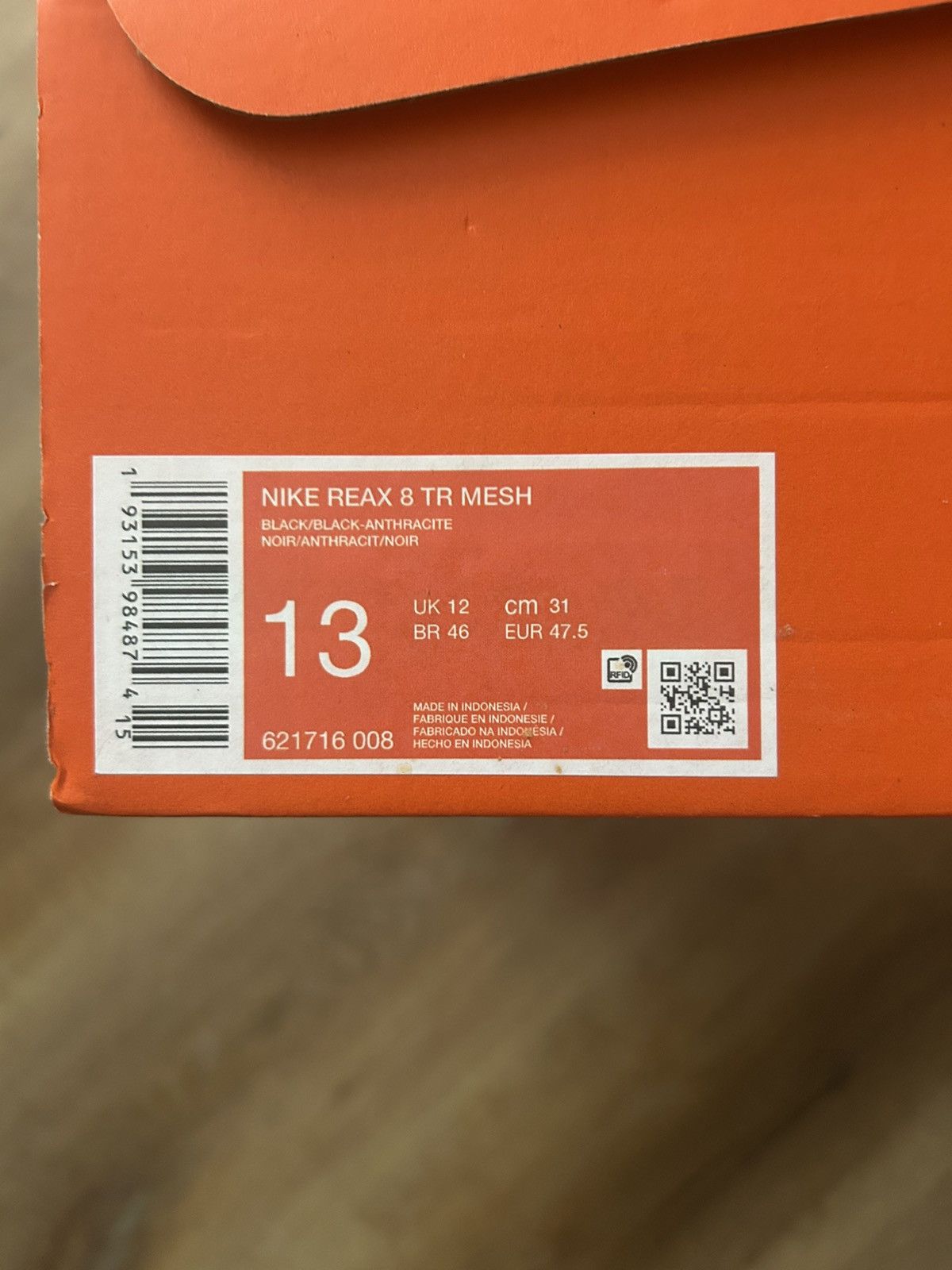 Nike NIKE REAX 8 TR MESH Size US 13 / EU 46 - 12 Thumbnail