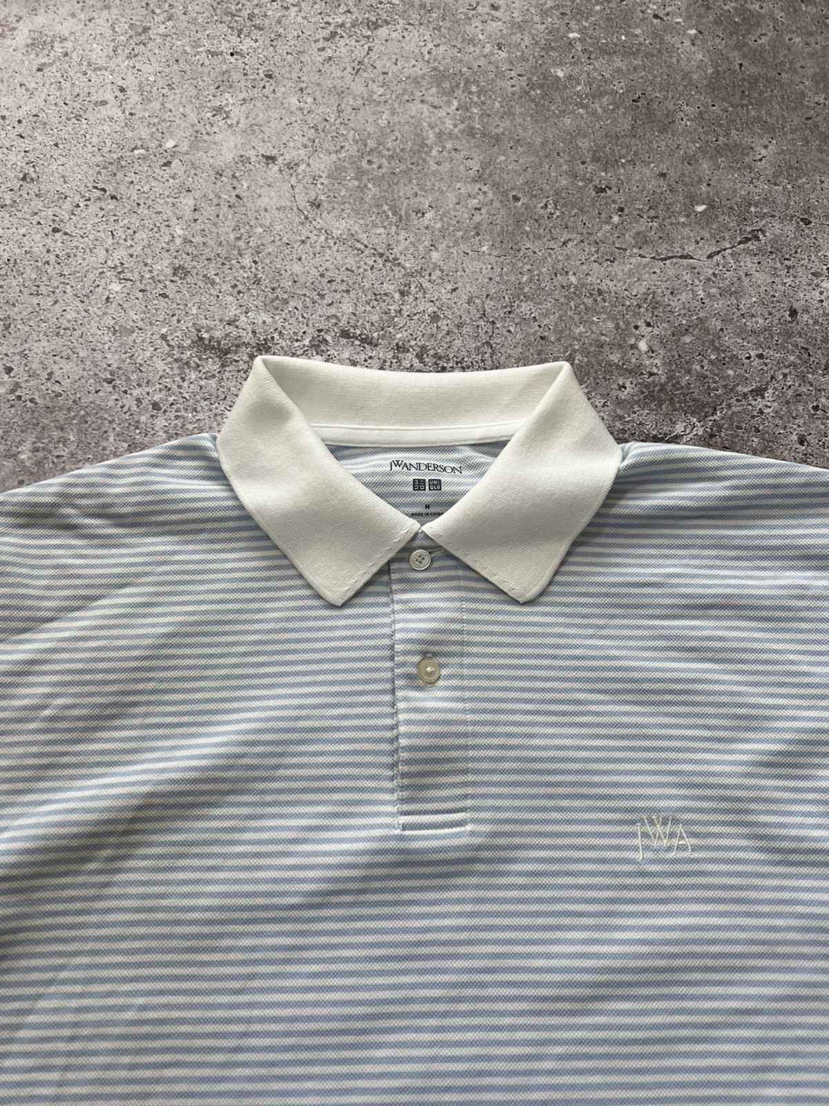 JW Anderson J.W Anderson + Uniqlo Polo Light Blue Mens M Size US L / EU 52-54 / 3 - 2 Thumbnail