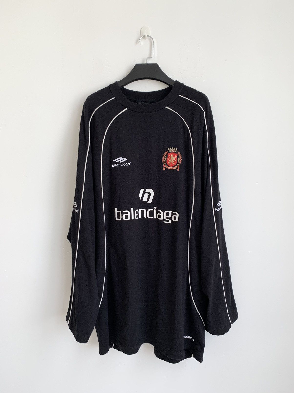 Balenciaga Paris Jersey Oversized Shirt
