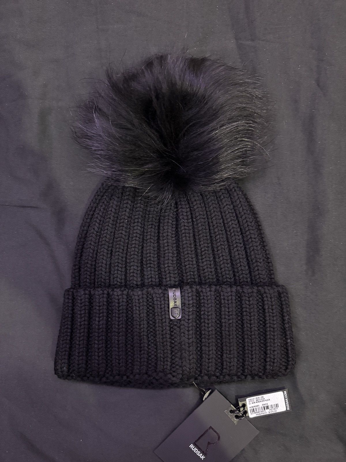 Rudsak UNISEX MERINO WOOL HERITAGE KNIT HAT Size ONE SIZE - 1 Thumbnail