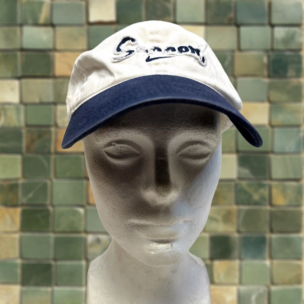 Nike VINTAGE RARE 90s Y2K Nike Soccer White/Blue Hat Adjustable StrapBack Cap Mens Baseball Cap White Adjustable Cap Size ONE SIZE - 1 Thumbnail