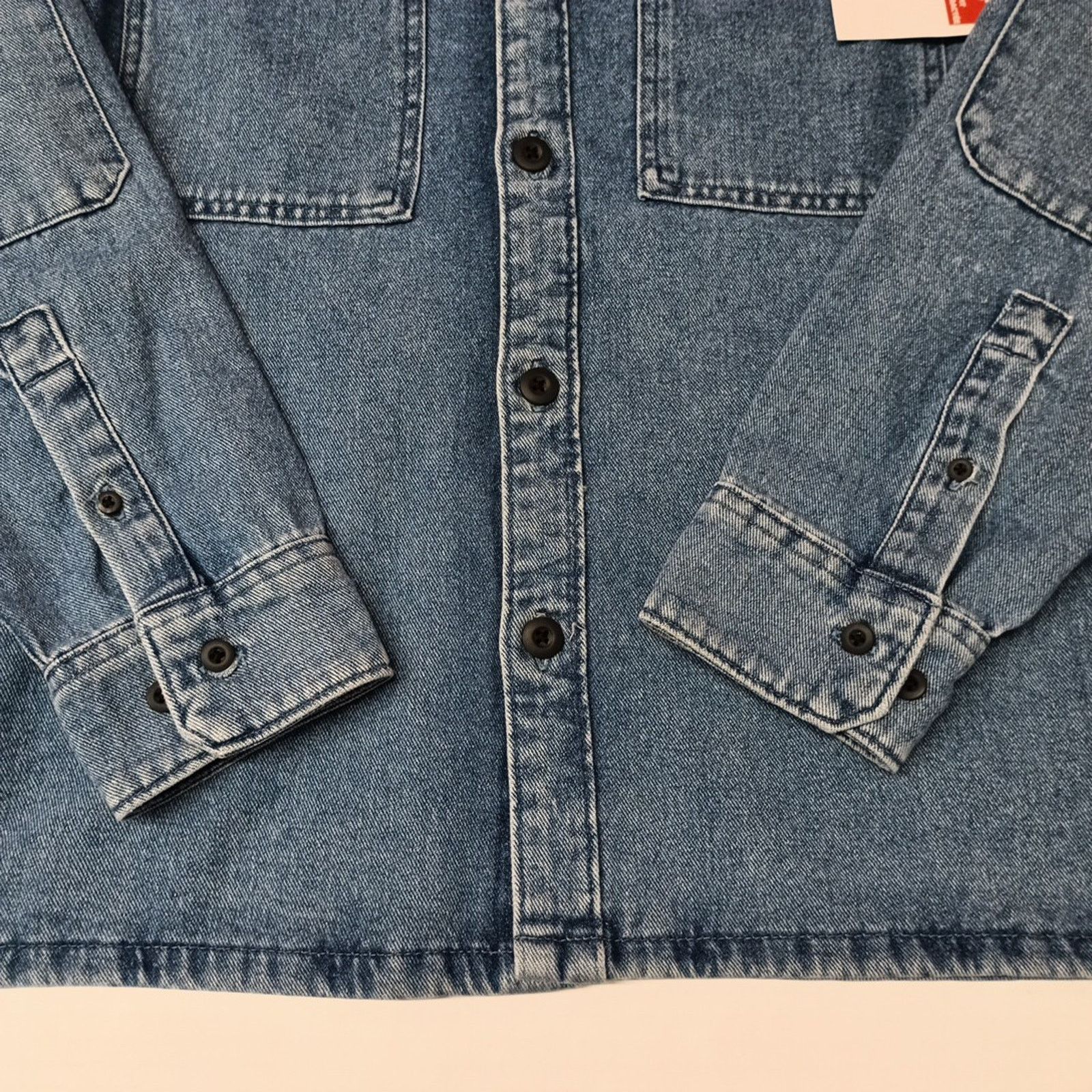 Wrangler Wrangler Blue Denim Jacket Overshirt Outdoor Shacket Size S Size US S / EU 44-46 / 1 - 2 Thumbnail