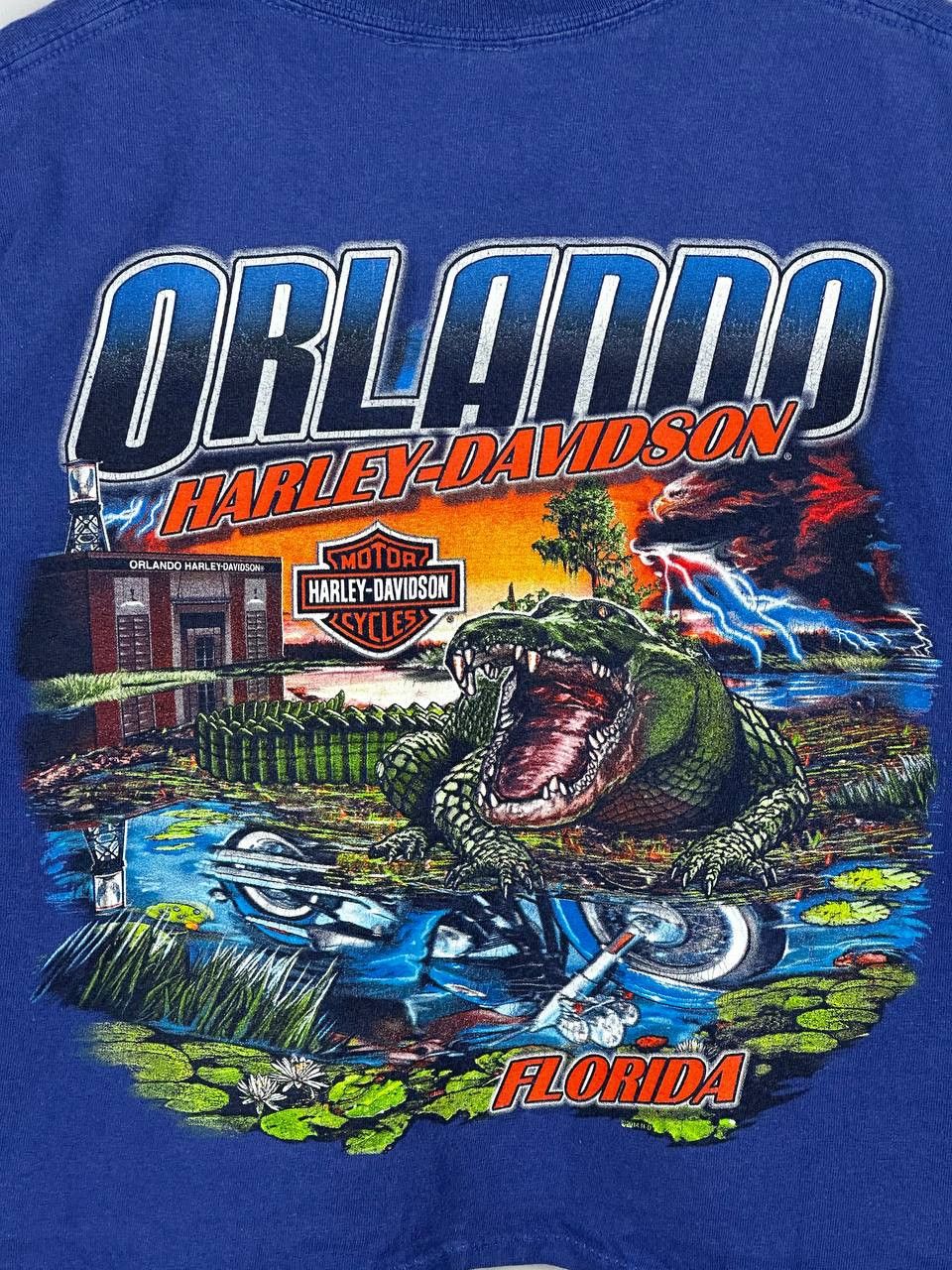 Harley Davidson Vintage Harley Davidson Orlando Cropped Tank Top T-Shirt Size M / US 6-8 / IT 42-44 - 9 Thumbnail