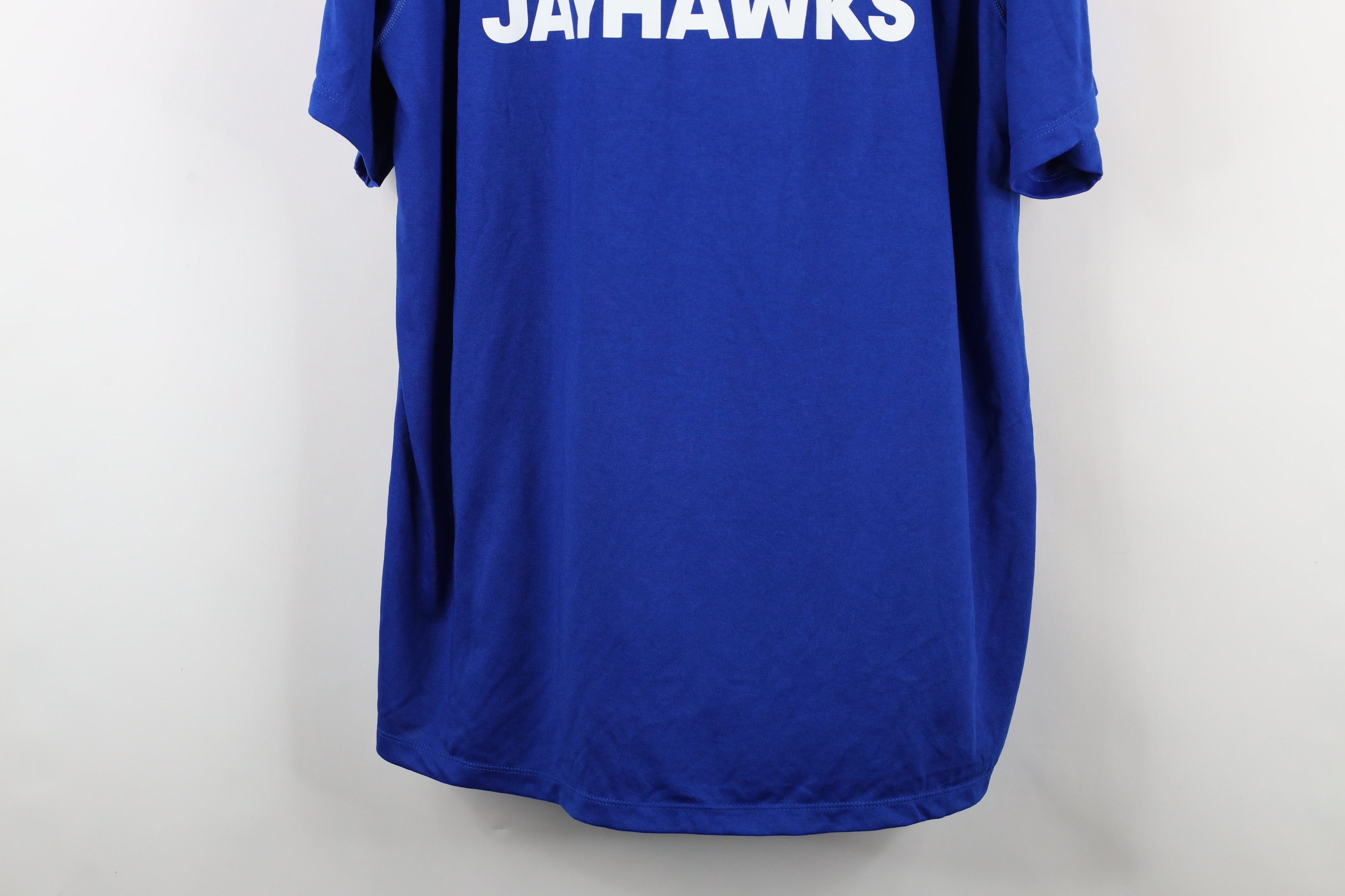 Adidas × Vintage New Adidas Spell Kansas University Basketball T-Shirt Blue Size US XXL / EU 58 / 5 - 3 Thumbnail