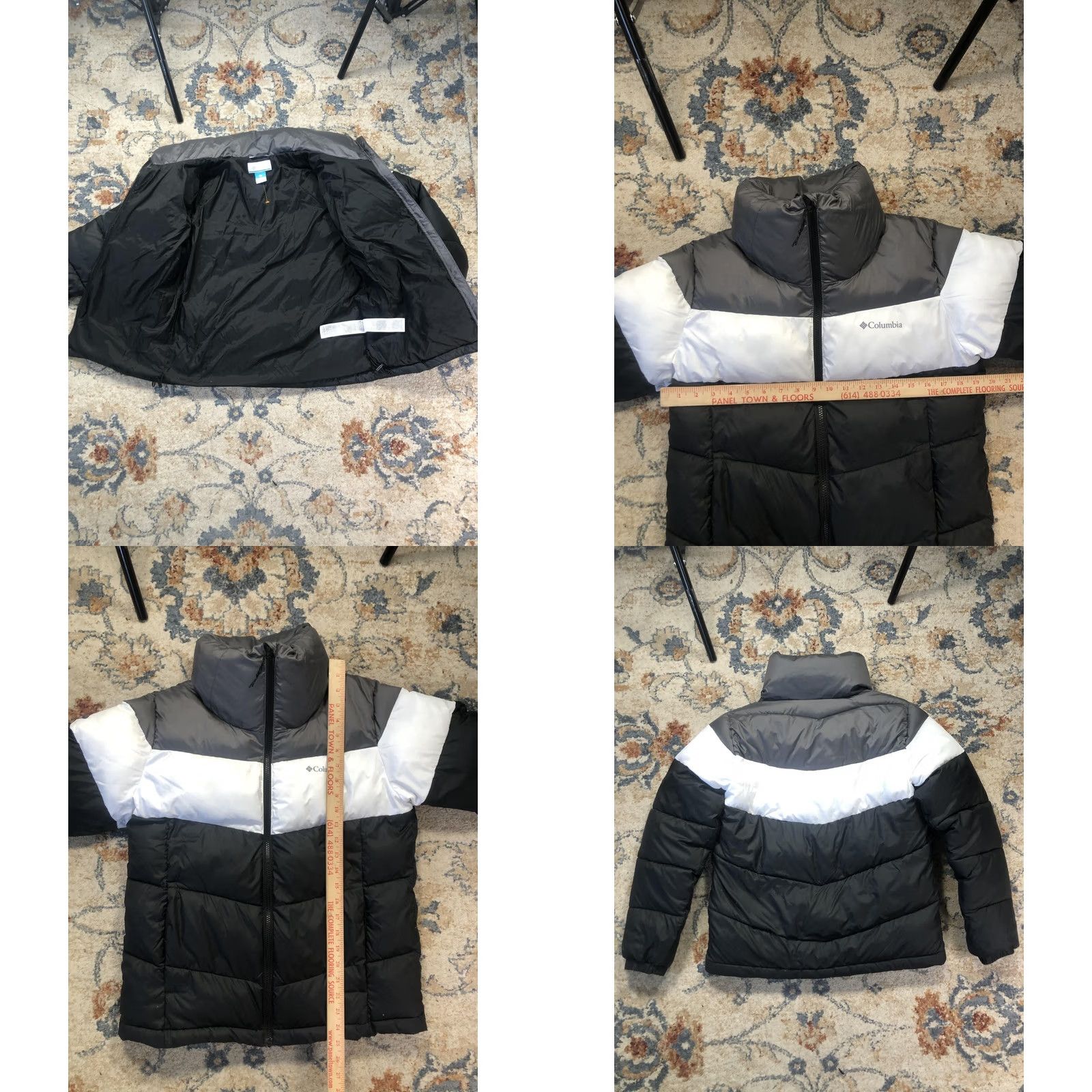 Vintage Columbia Jacket Women's Small Black Gray White Puffer Full Zip Insulated Warm Size S / US 4 / IT 40 - 8 Thumbnail