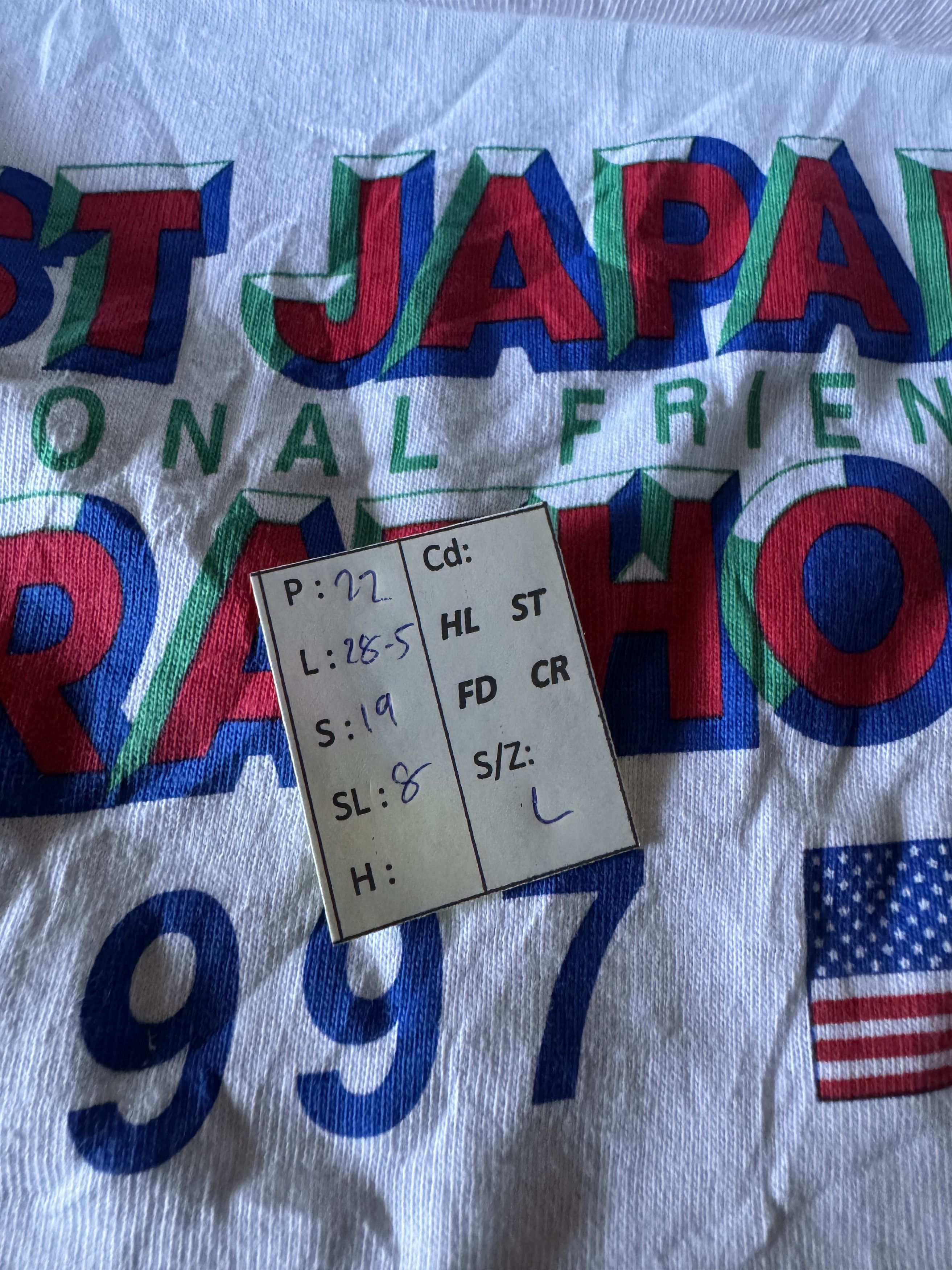 Converse VINTAGE 1997 EAST JAPAN MARATHON CONVERSE RUNNING VERY RARE Size US L / EU 52-54 / 3 - 19 Thumbnail