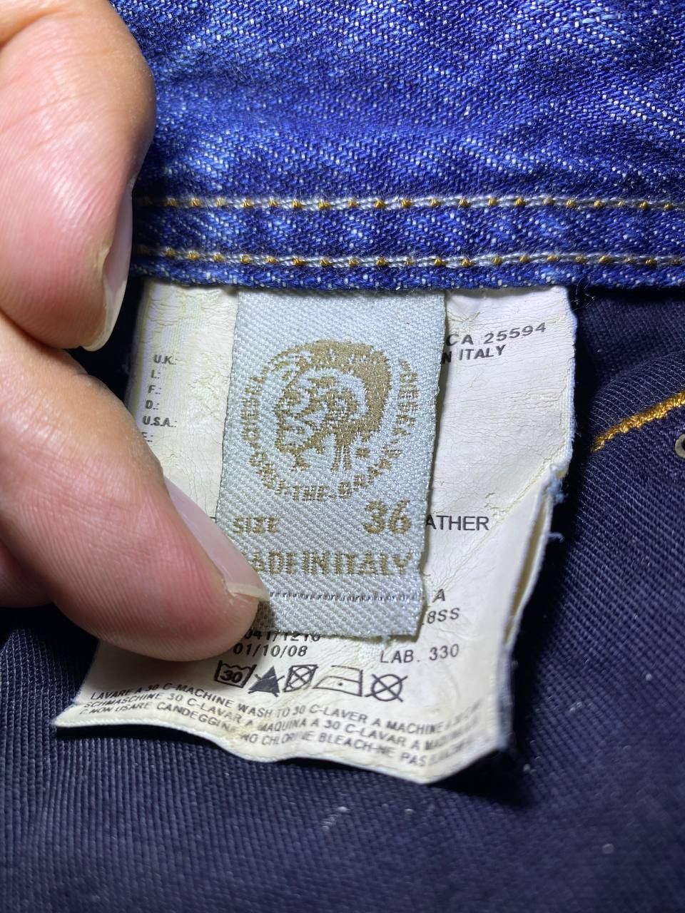 Diesel vintage diesel bootcut denim made in italy nice design Size US 38 / EU 54 - 6 Thumbnail