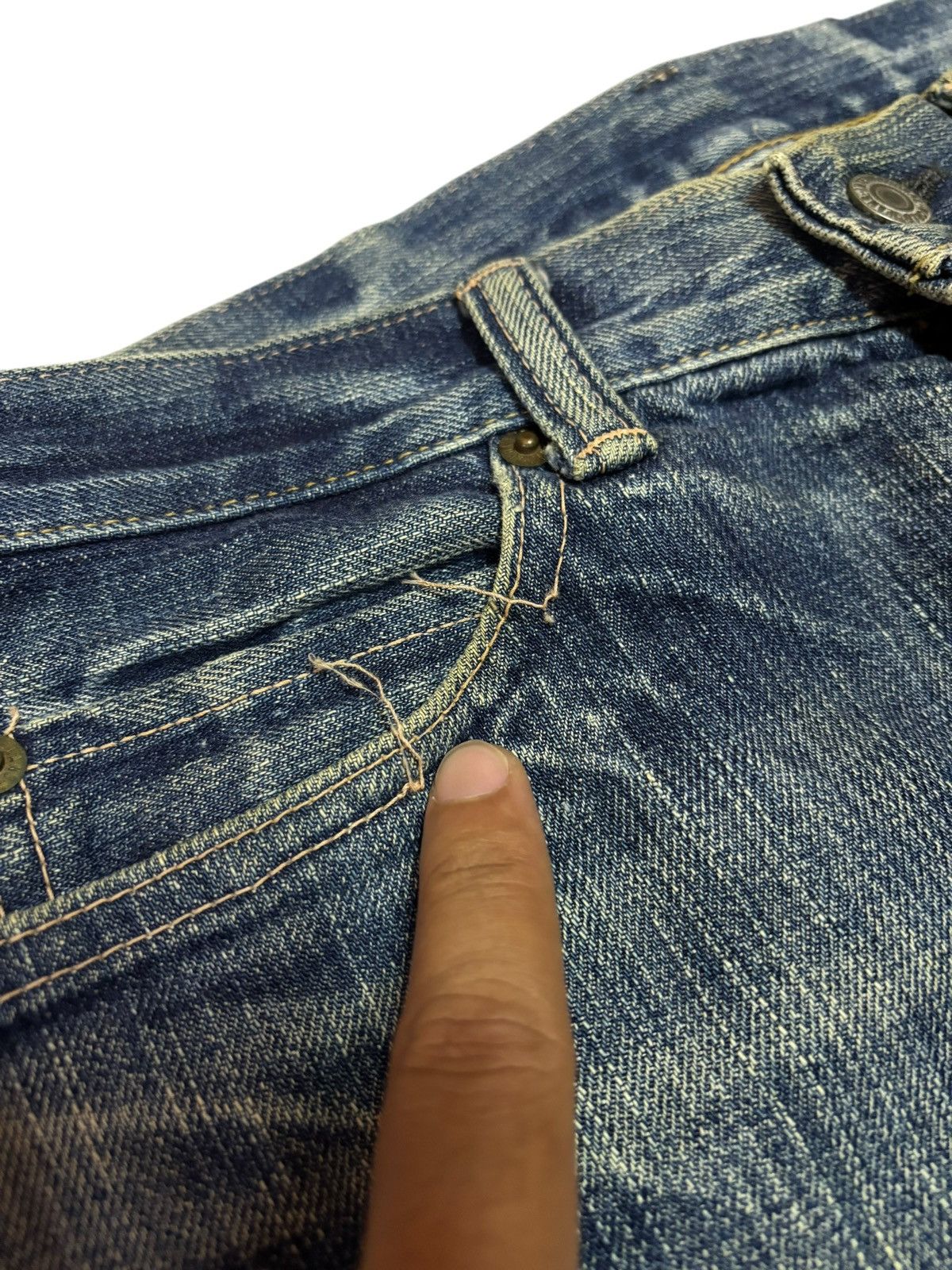 Junya Watanabe Quadro+Phenia Mud Washed Distressed Jeans Size US 30 / EU 46 - 5 Thumbnail