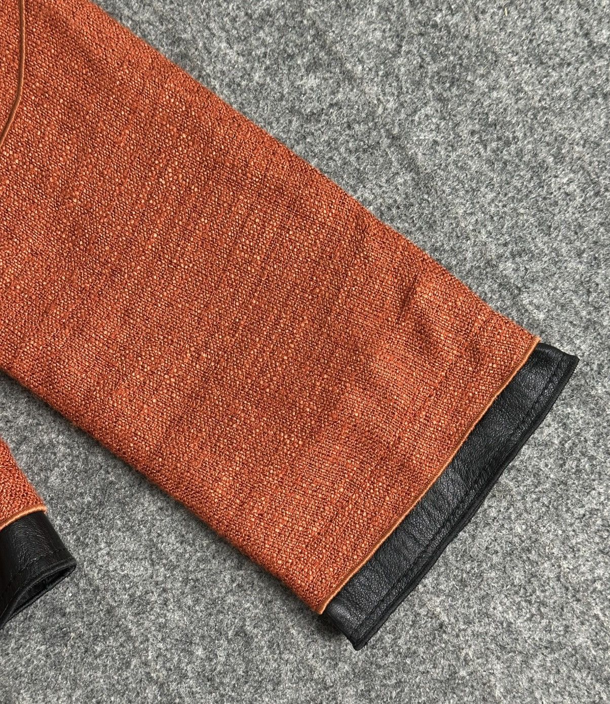 Proenza Schouler Proenza Schouler - Leather Trimmed Tweed Canvas Jacket Size XS / US 0-2 / IT 36-38 - 12 Thumbnail