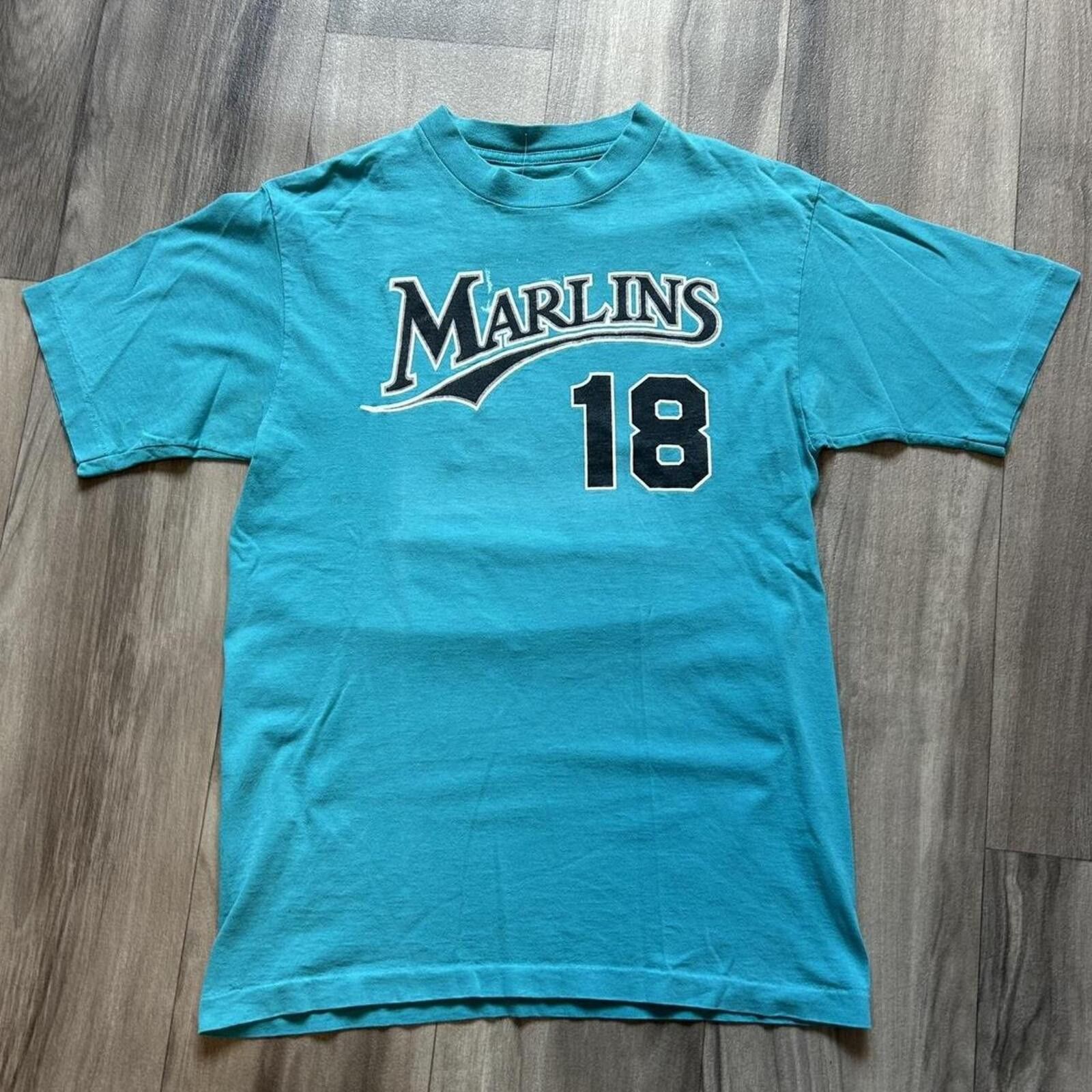 MLB Vintage 90’s Florida Marlins Baseball MLB t shirt M Size US M / EU 48-50 / 2 - 1 Thumbnail