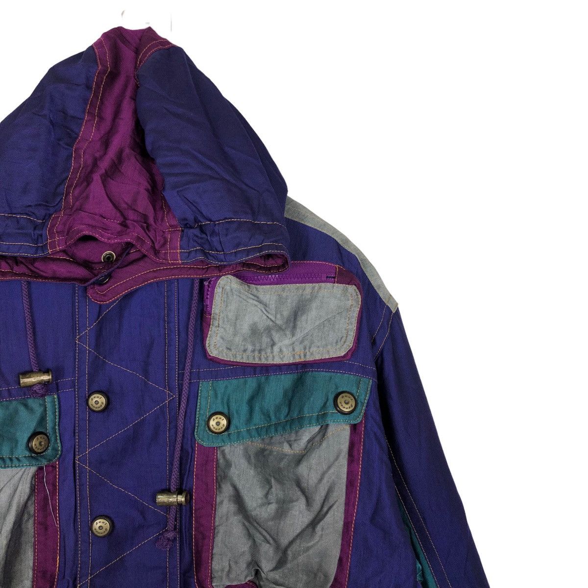 Japanese Brand 🔥90’s Vintage Ski Jacket Cargo Pocket Anzi Besson Japan Size US L / EU 52-54 / 3 - 6 Thumbnail