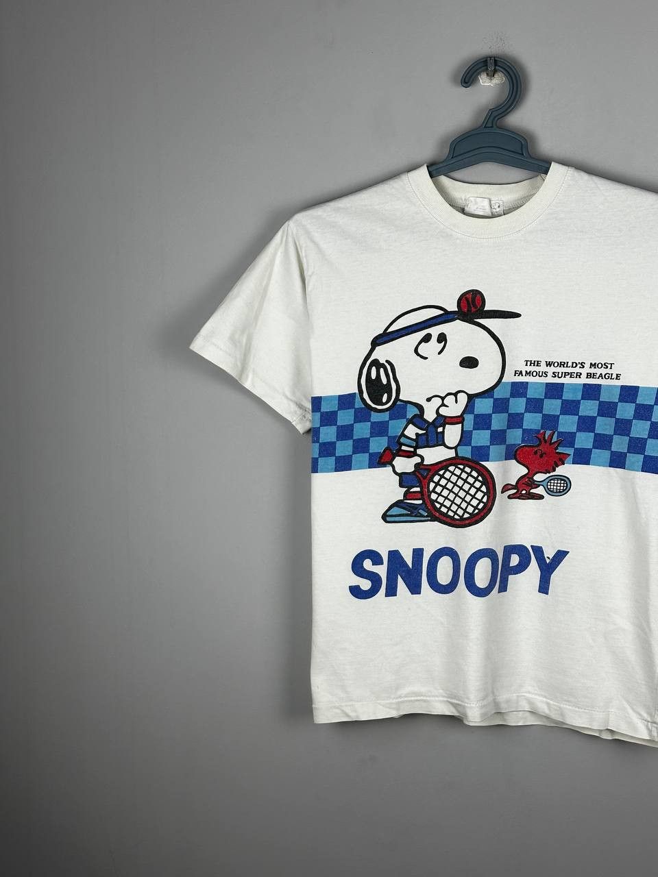 Vintage Rare 90s Vintage Peanuts Snoopy Cartoon T Shirt Size US S / EU 44-46 / 1 - 2 Thumbnail
