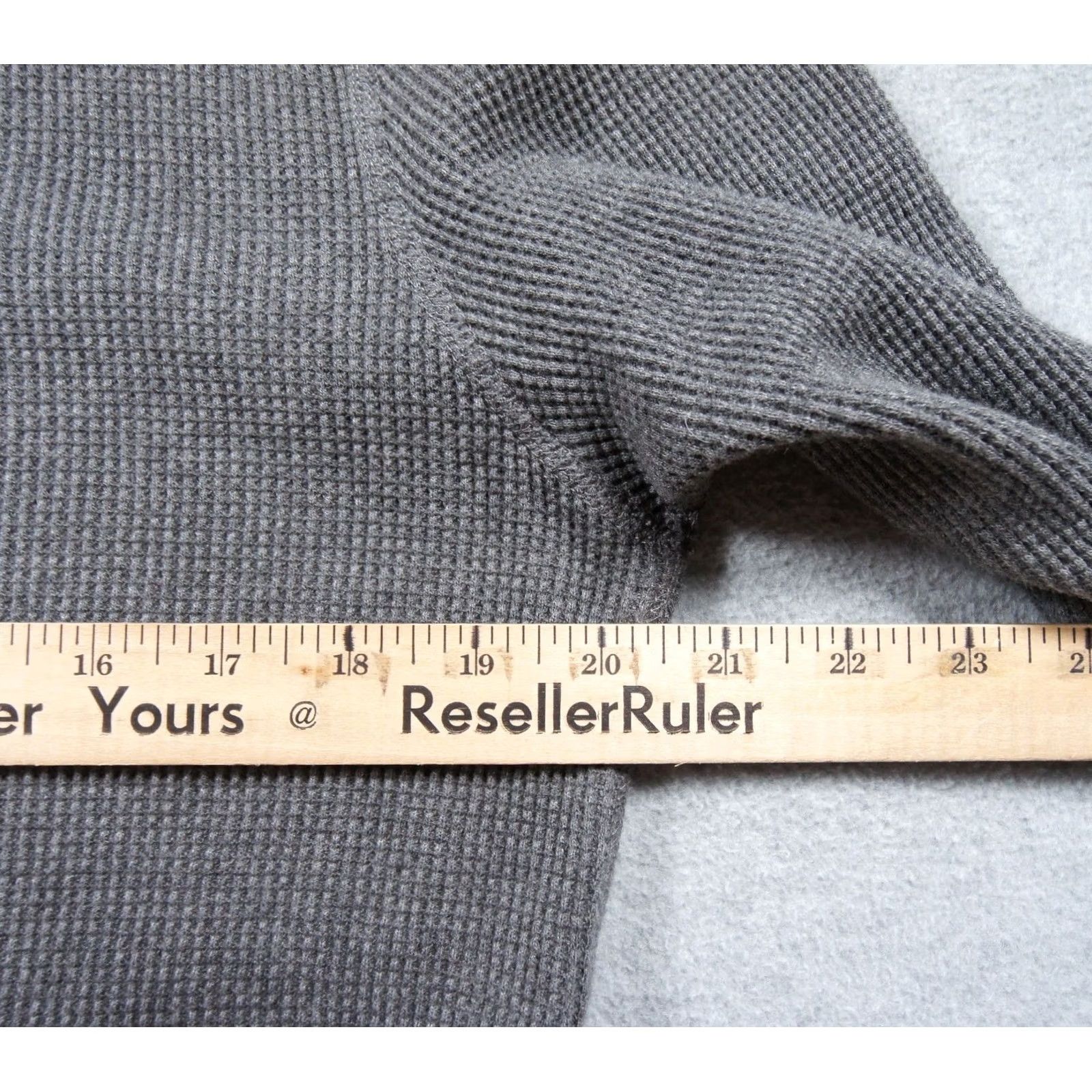 J.Crew JCrew Shirt Mens Large Gray Henley Long Sleeve Waffle Knit Thermal Outdoors Size US L / EU 52-54 / 3 - 7 Thumbnail