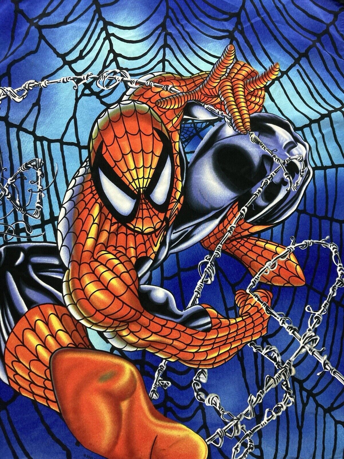 Changes × Marvel Comics × Vintage y2k button shirt spiderman all over print Marvel comic AOP L Size US L / EU 52-54 / 3 - 6 Thumbnail