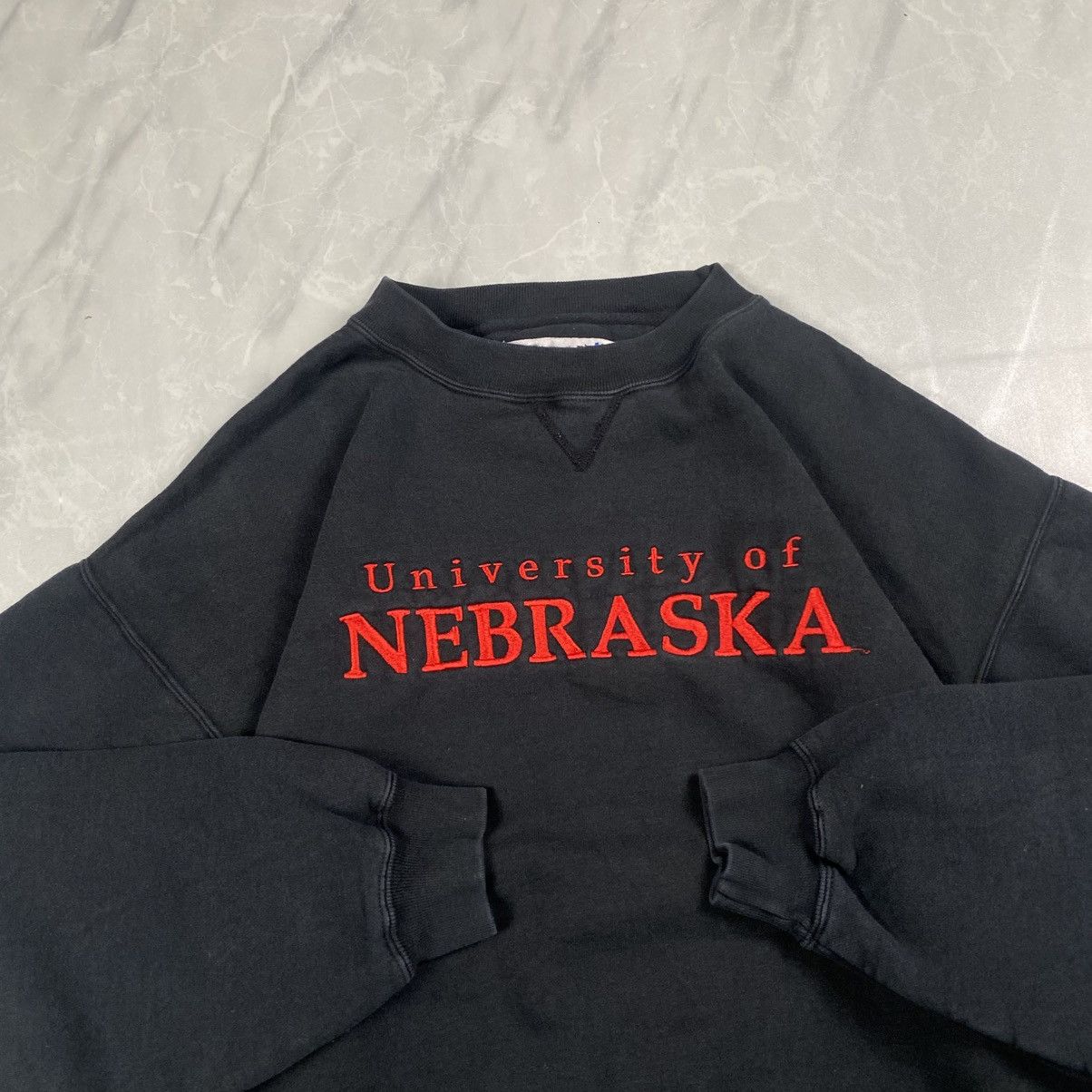 Other Rare Vintage y2k Nebraska University Boxy Crewneck Size US M / EU 48-50 / 2 - 2 Thumbnail