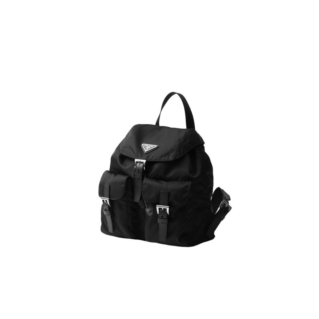 Prada PRADA $2400 Black Re-Nylon Small Backpack New & Authentic Size ONE SIZE - 2 Thumbnail