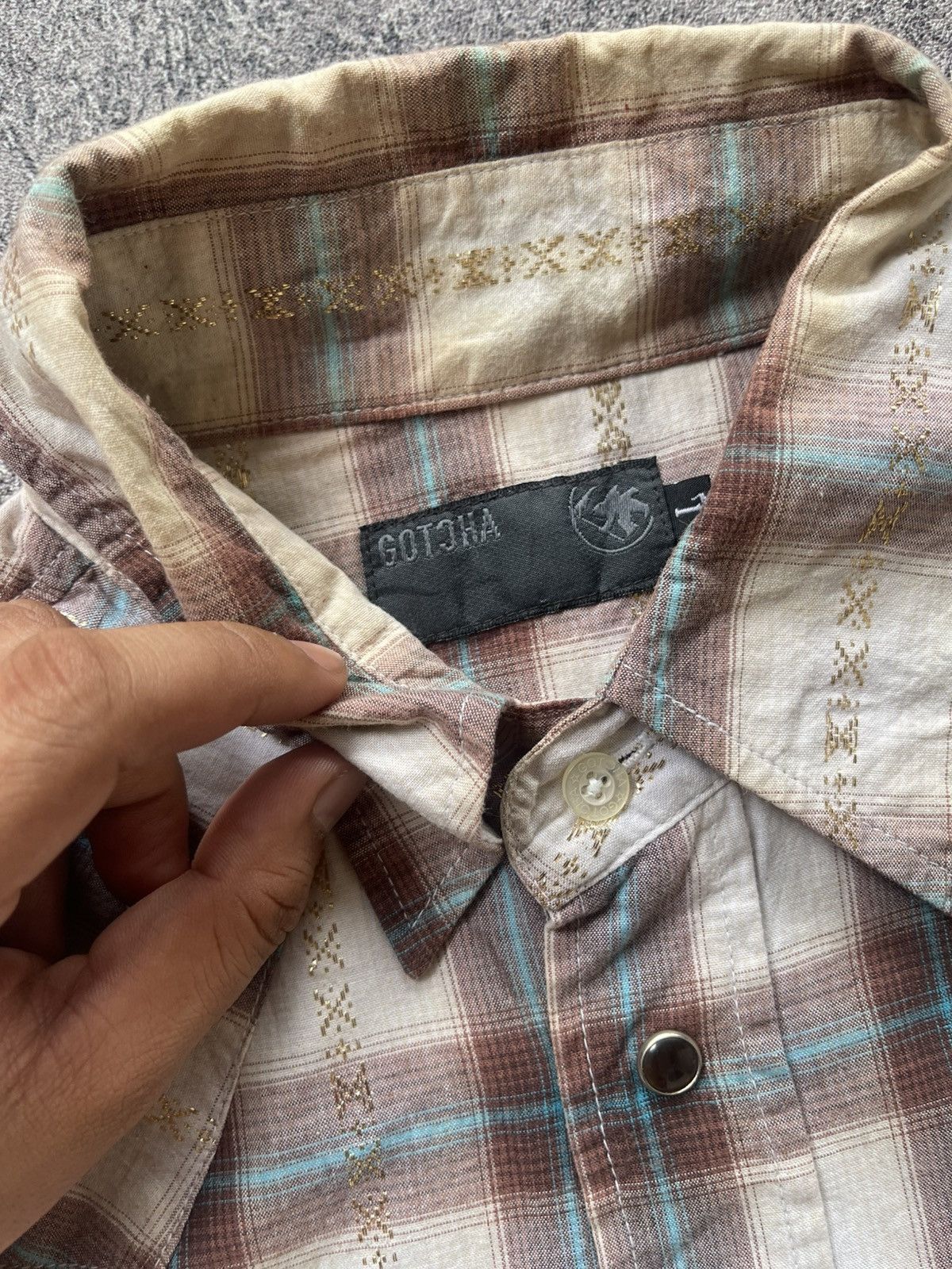 Japanese Brand Y2K Gotcha ifsixwasnine button shirt Size US L / EU 52-54 / 3 - 8 Thumbnail