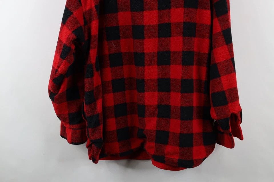Marlboro × Vintage Vintage 90s Marlboro Spell Out Reversible Fleece Sweater Red Size US XL / EU 56 / 4 - 18 Thumbnail