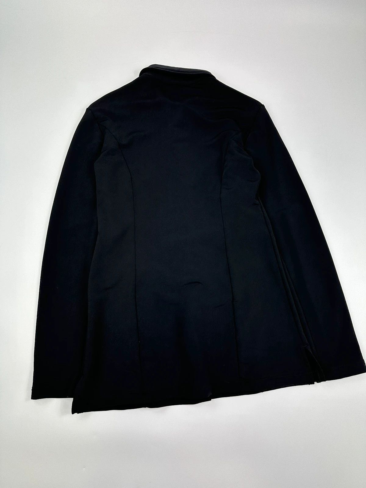 Marithe + Francois Girbaud Marithé + Francois Girbaud Black Lycra Shirt Jacket Size L / US 10 / IT 46 - 6 Thumbnail
