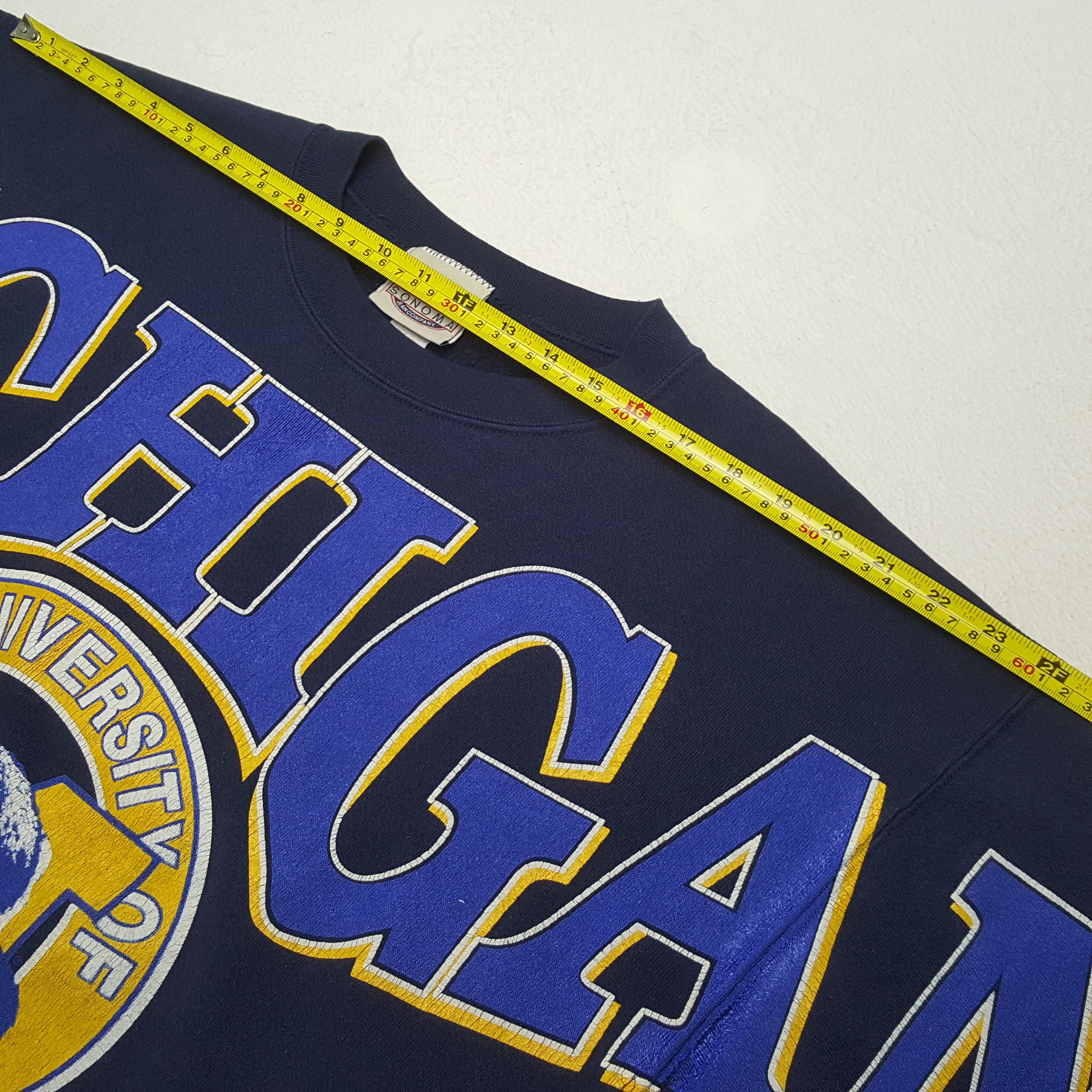 Vintage The University Of Michigan Vintage Sweatshirt C303N2 Size US XL / EU 56 / 4 - 4 Thumbnail