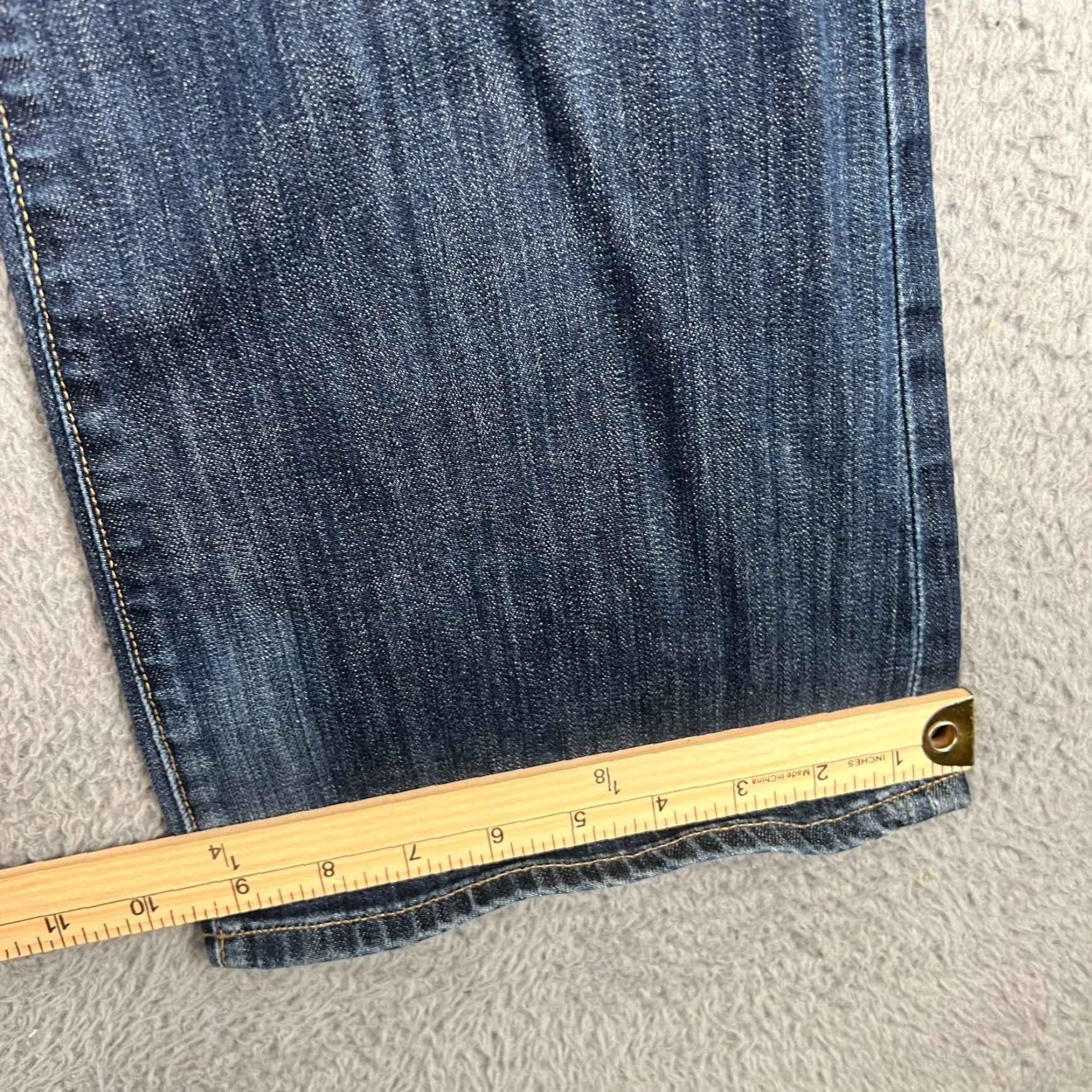 Citizens Of Humanity VINTAGE Citizen of Humanity Women's Flared Jeans Size 30 Blue Low Waist 34 Inseam Size 30" / US 8 / IT 44 - 2 Thumbnail