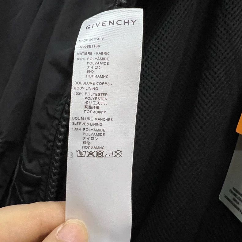 Givenchy Givenchy Size50 Black Letter Embroidered Zipper Jacket (50 Size US M / EU 48-50 / 2 - 3 Thumbnail