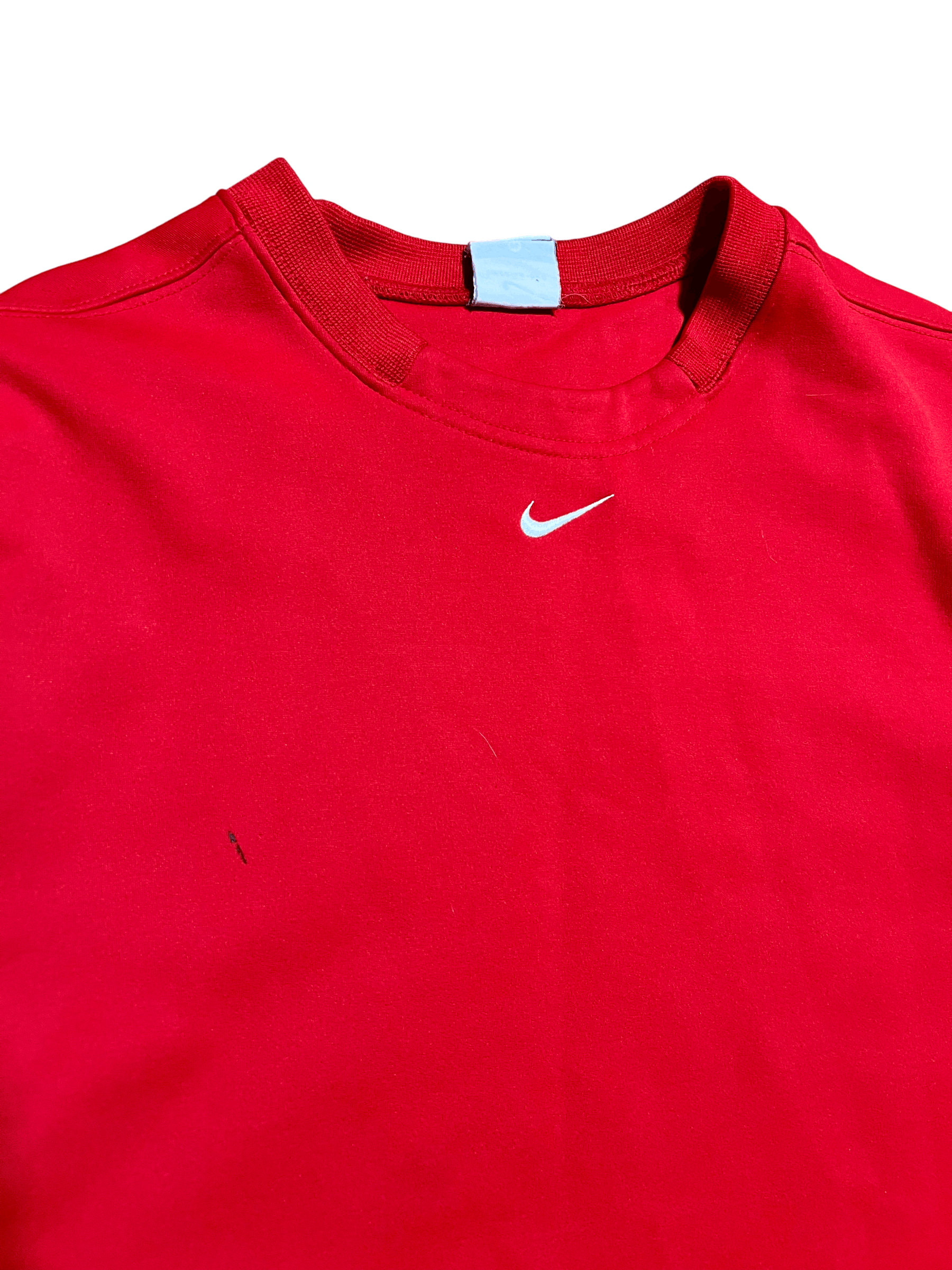 Nike Nike Center Swoosh Y2K Red Embroidered Long Sleeve Shirt Size US XL / EU 56 / 4 - 2 Thumbnail