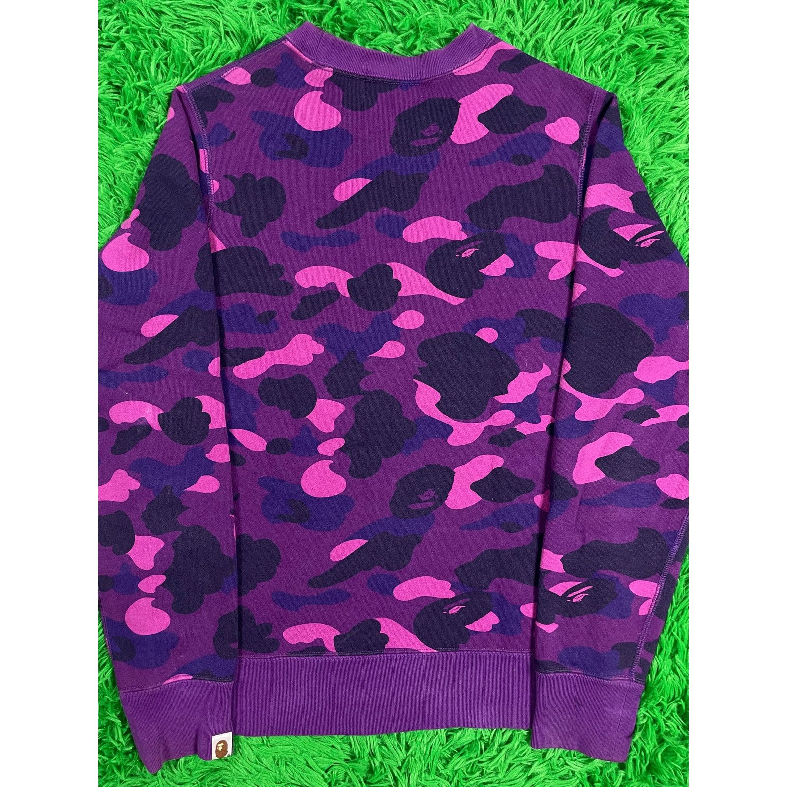 Bape crewneck purple best sale